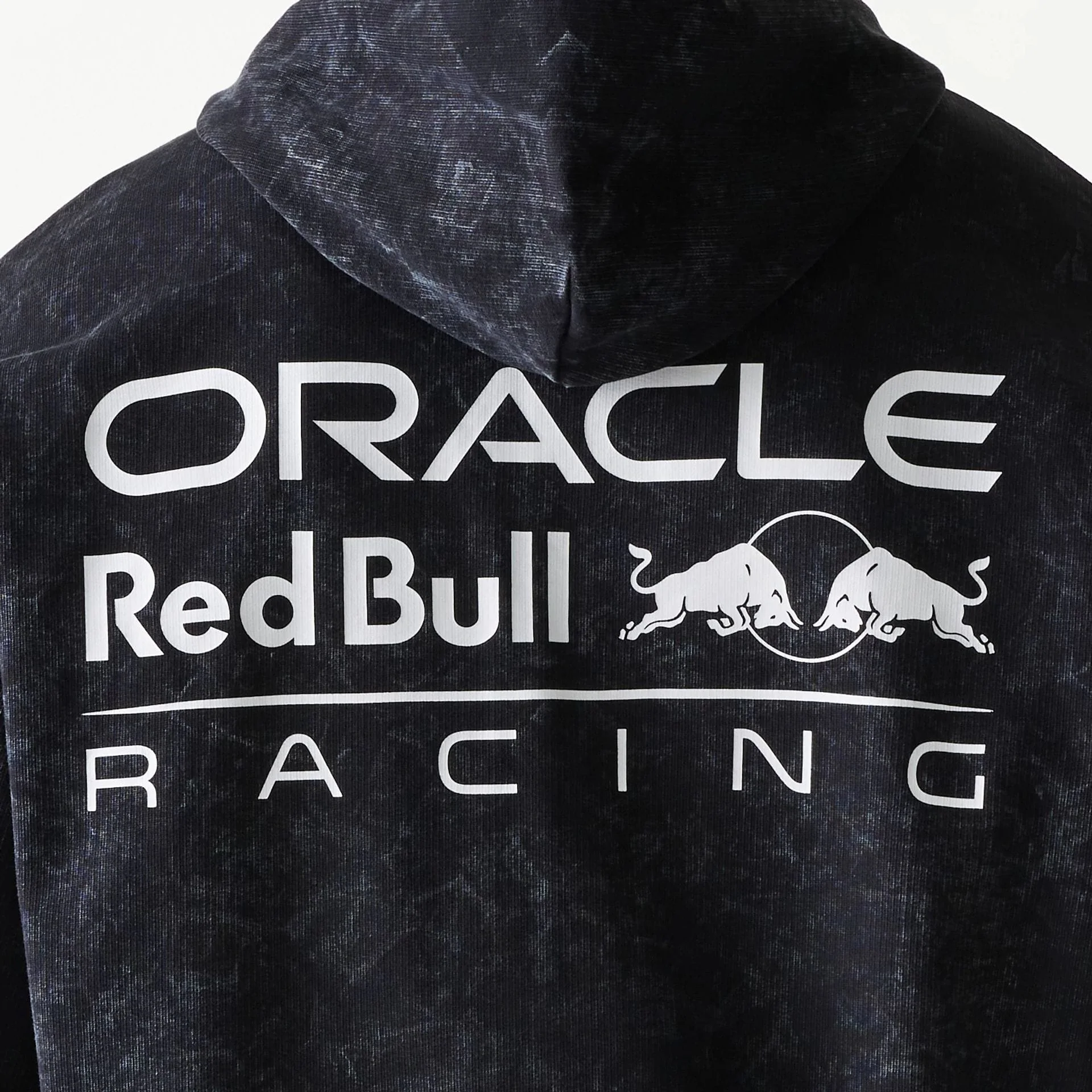 Red Bull Racing Dropped Shoulder Black Dropped Shoulder Full Zip Hoodie - Image 6