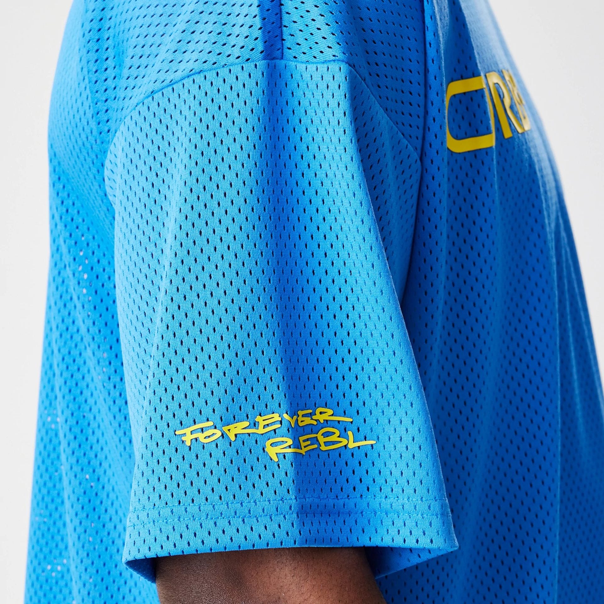 Red Bull Racing Graphic Mesh Blue Oversized T-Shirt - Image 4