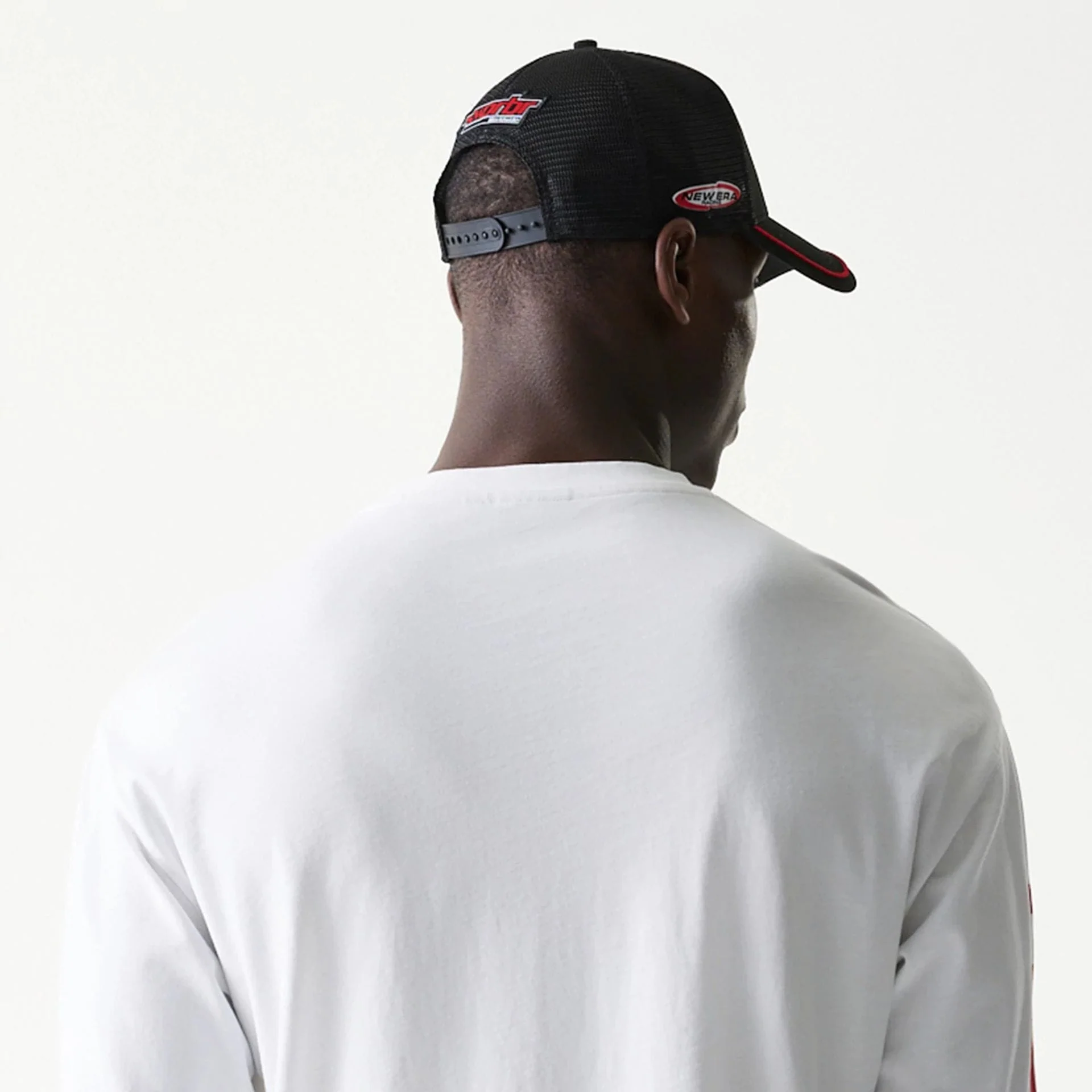 Red Bull Racing Graphic White Long Sleeve T-Shirt - Image 6
