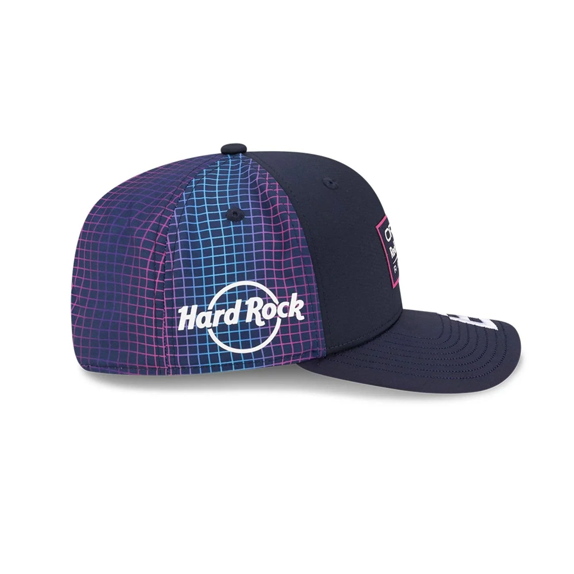 Red Bull Racing Miami Race Special Isack Hadjar Navy 9SEVENTY Stretch Snap Adjustable Cap - Image 6