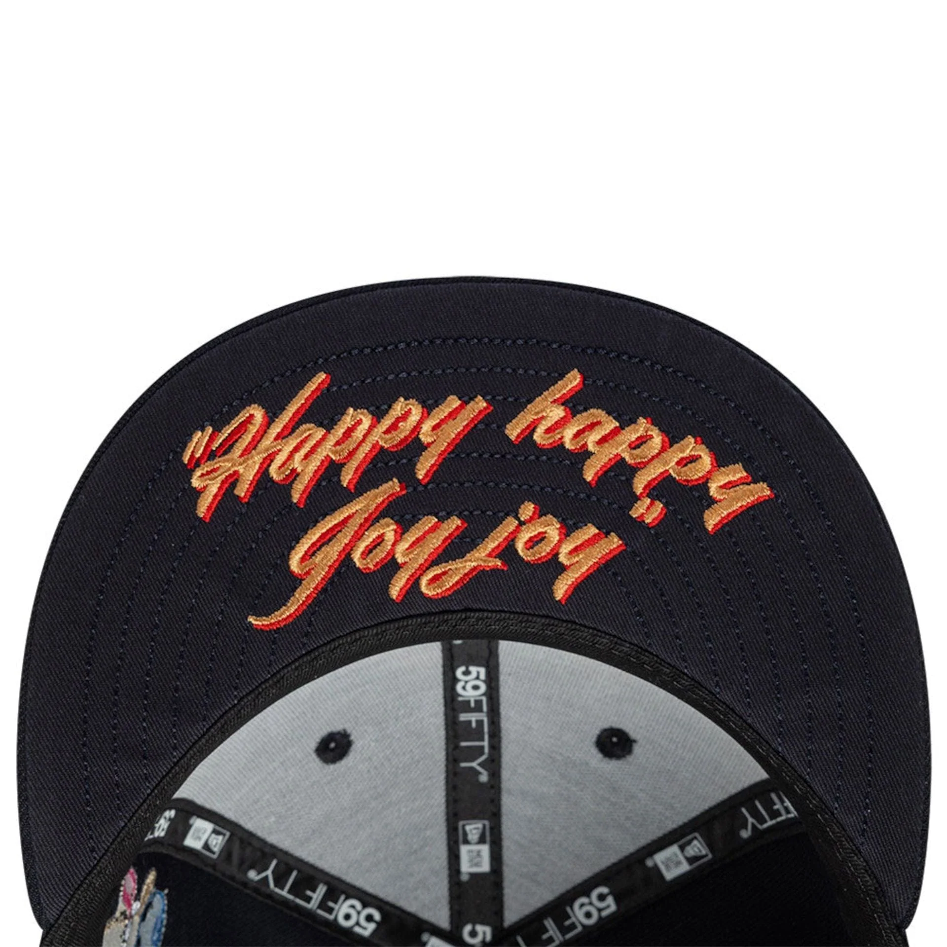 Ren & Stimpy Happy Happy Joy Joy Navy 59FIFTY Fitted Cap - Image 2