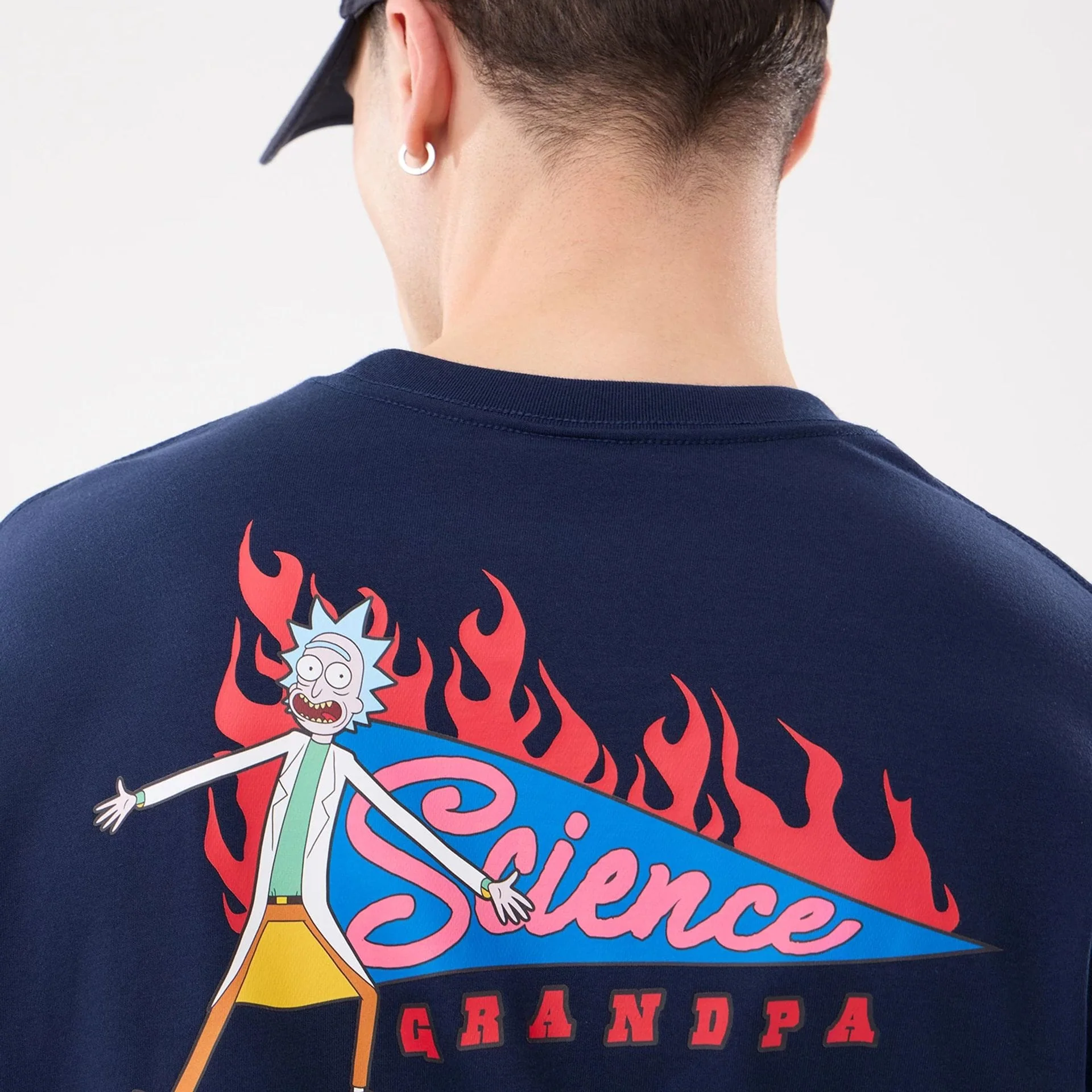Rick And Morty Blue T-Shirt - Image 4
