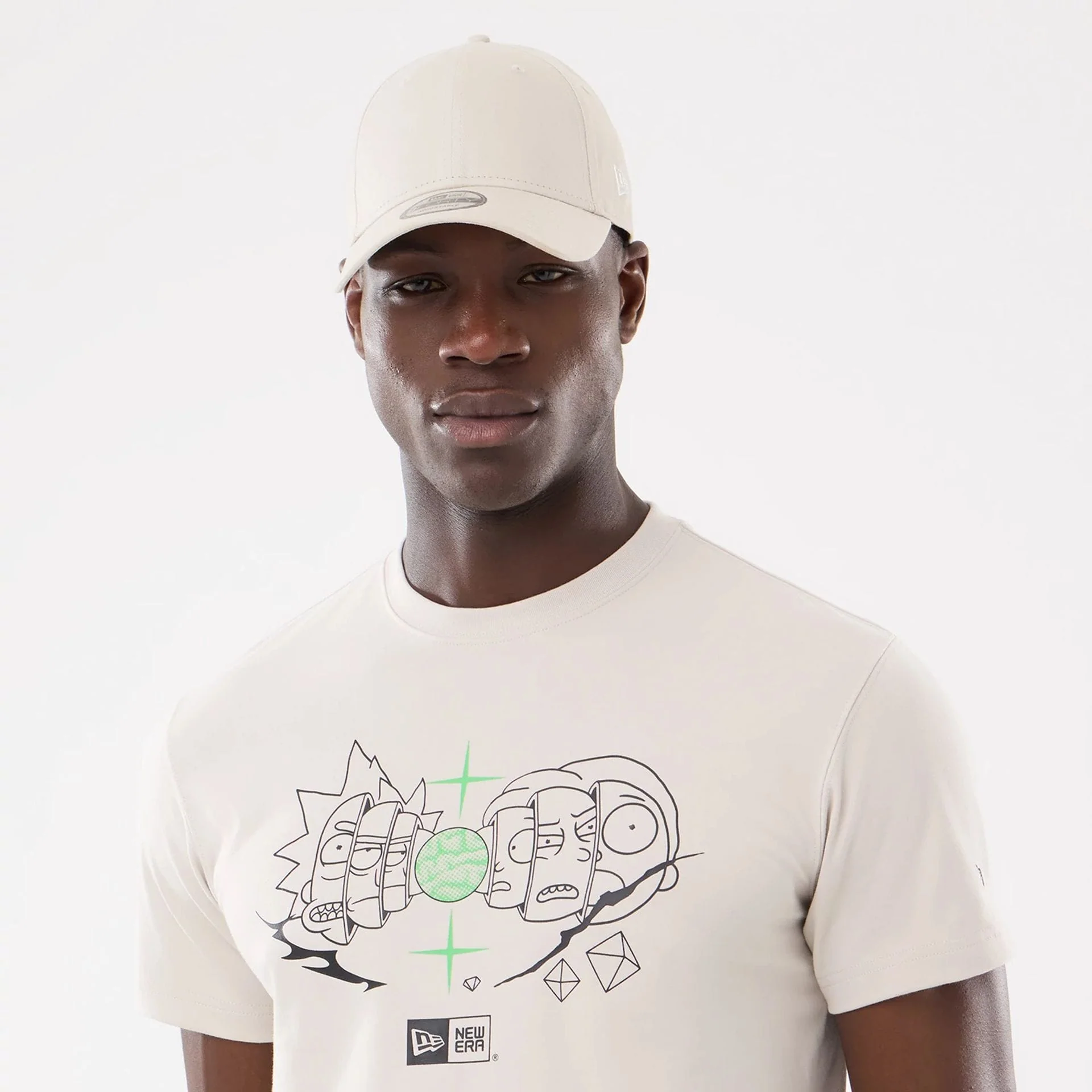 Rick And Morty Cream T-Shirt - Image 6