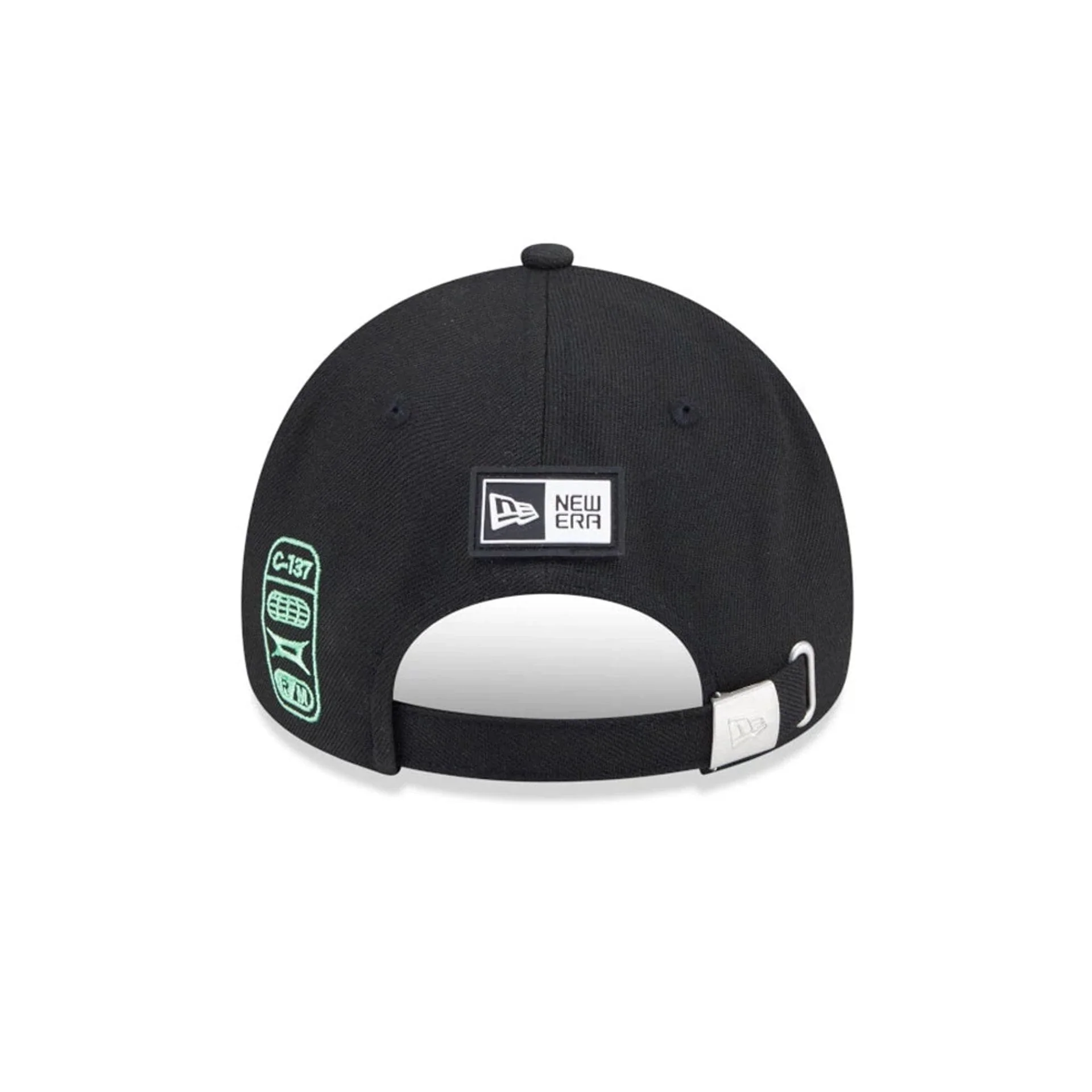 Rick And Morty Glow In The Dark Black 9FORTY A-Frame Adjustable Cap - Image 6