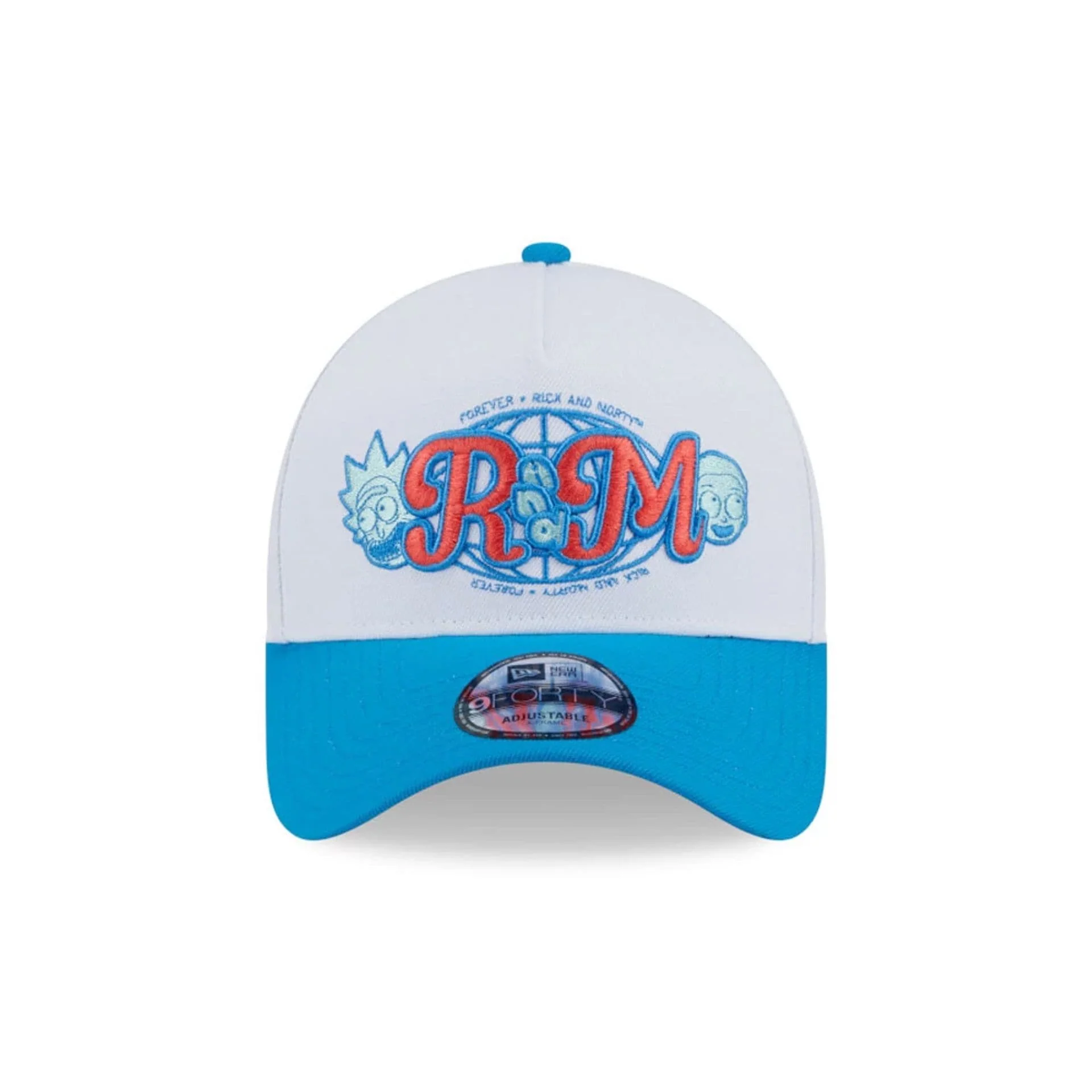 Rick And Morty White 9FORTY A-Frame Adjustable Cap - Image 2