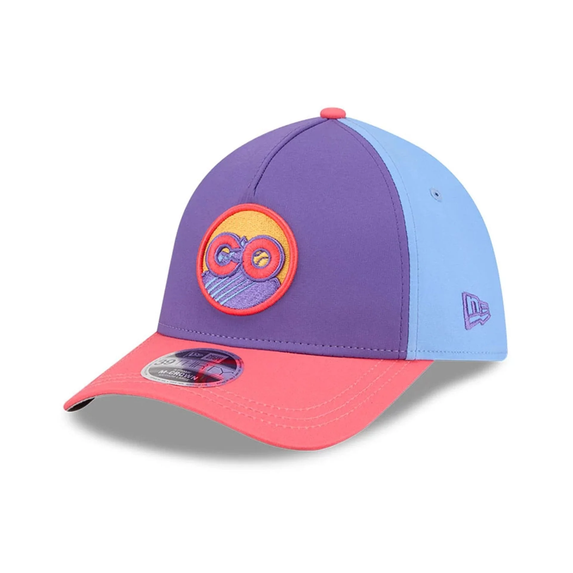 Rockies MLB City Connect Purple 39THIRTY M-Crown A-Frame Stretch Fit Cap - Image 4