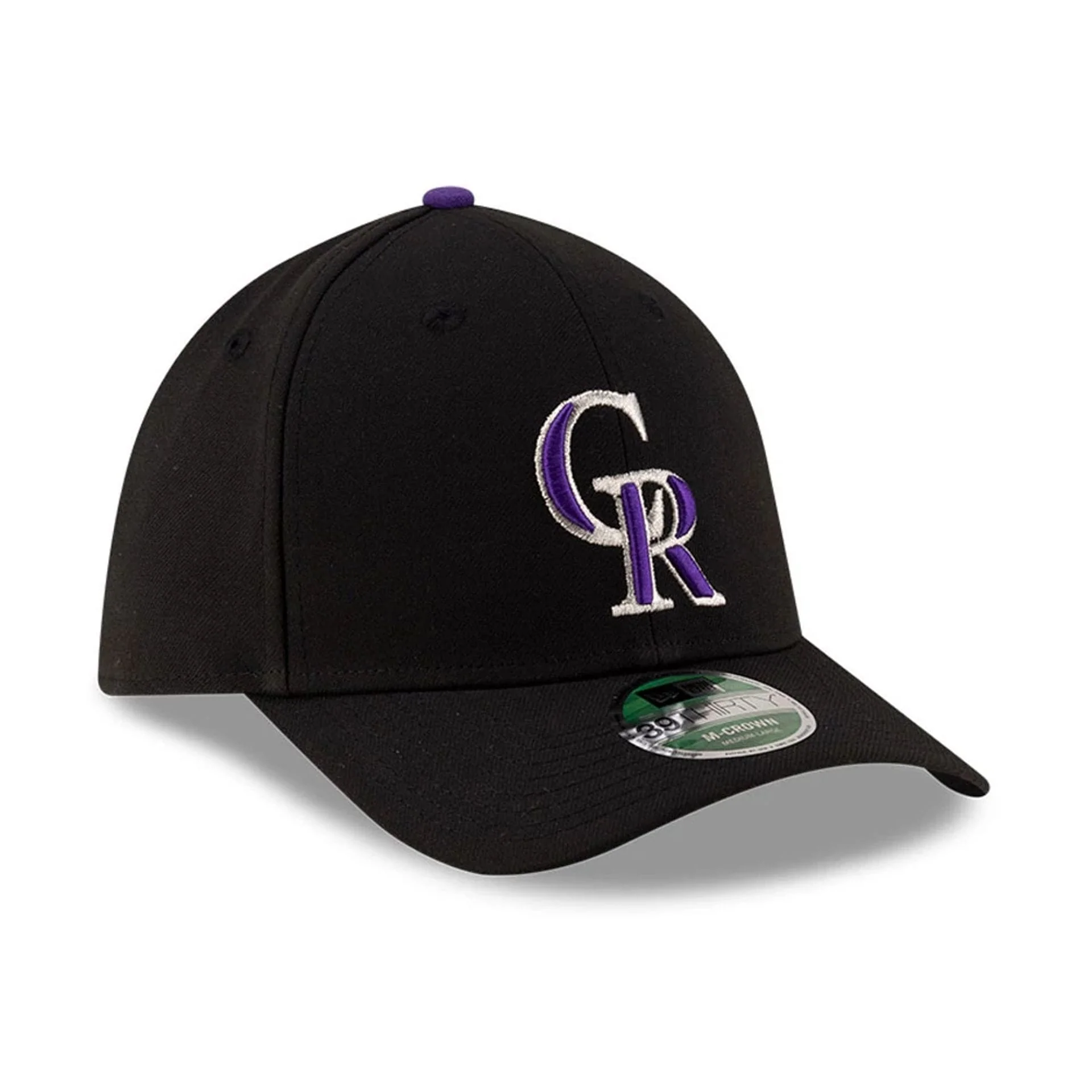 Rockies MLB Player Replica Black 39THIRTY M-Crown Stretch Fit Cap - Image 3