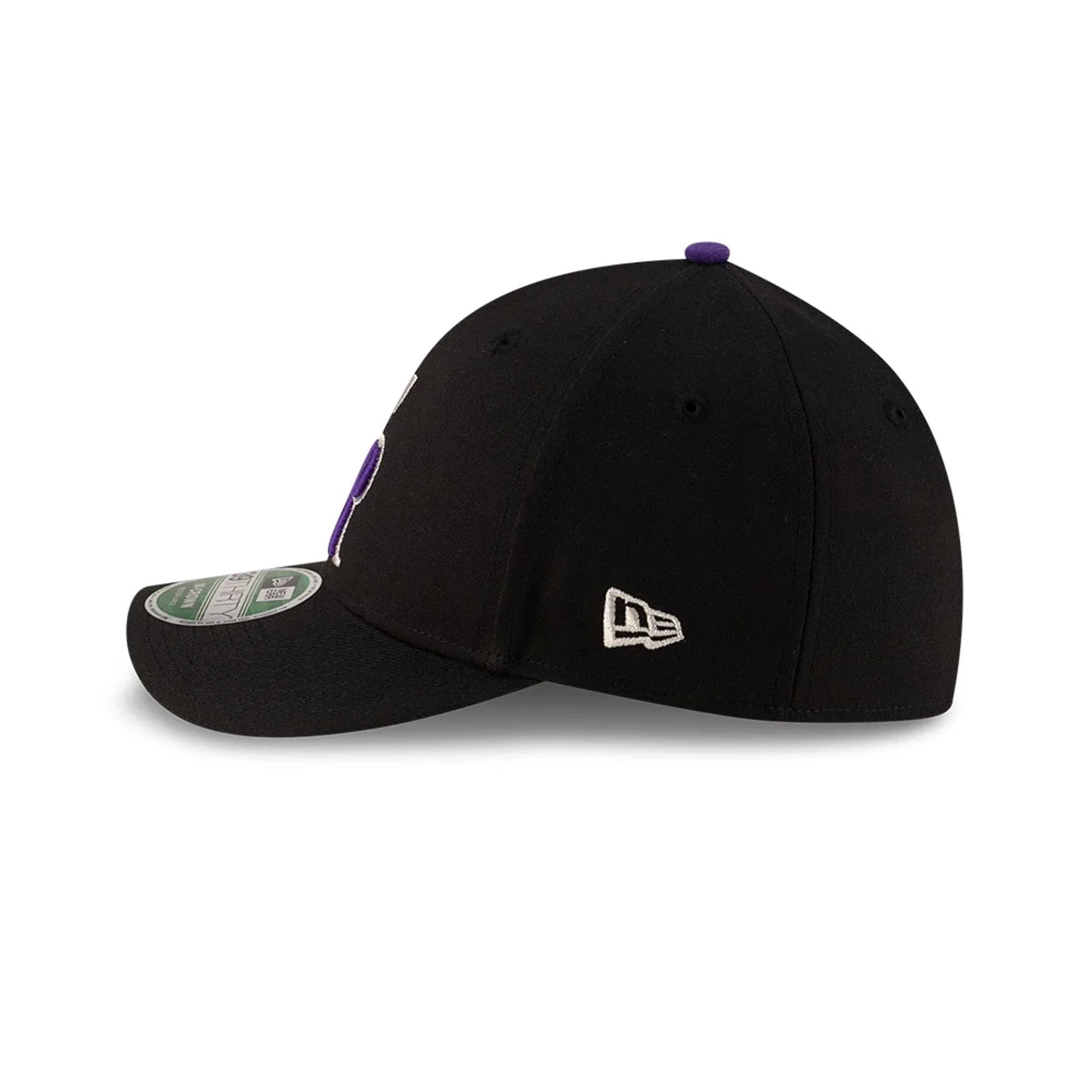 Rockies MLB Player Replica Black 39THIRTY M-Crown Stretch Fit Cap - Image 5