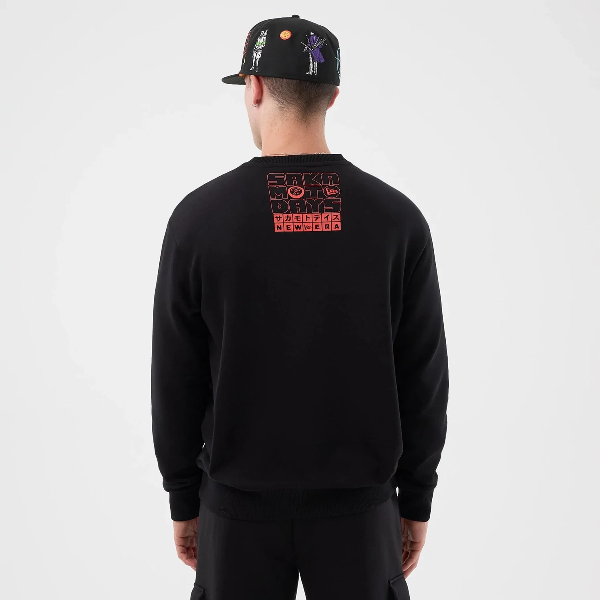 Sakamoto Days Netflix Black Crew Neck Sweater - Image 2