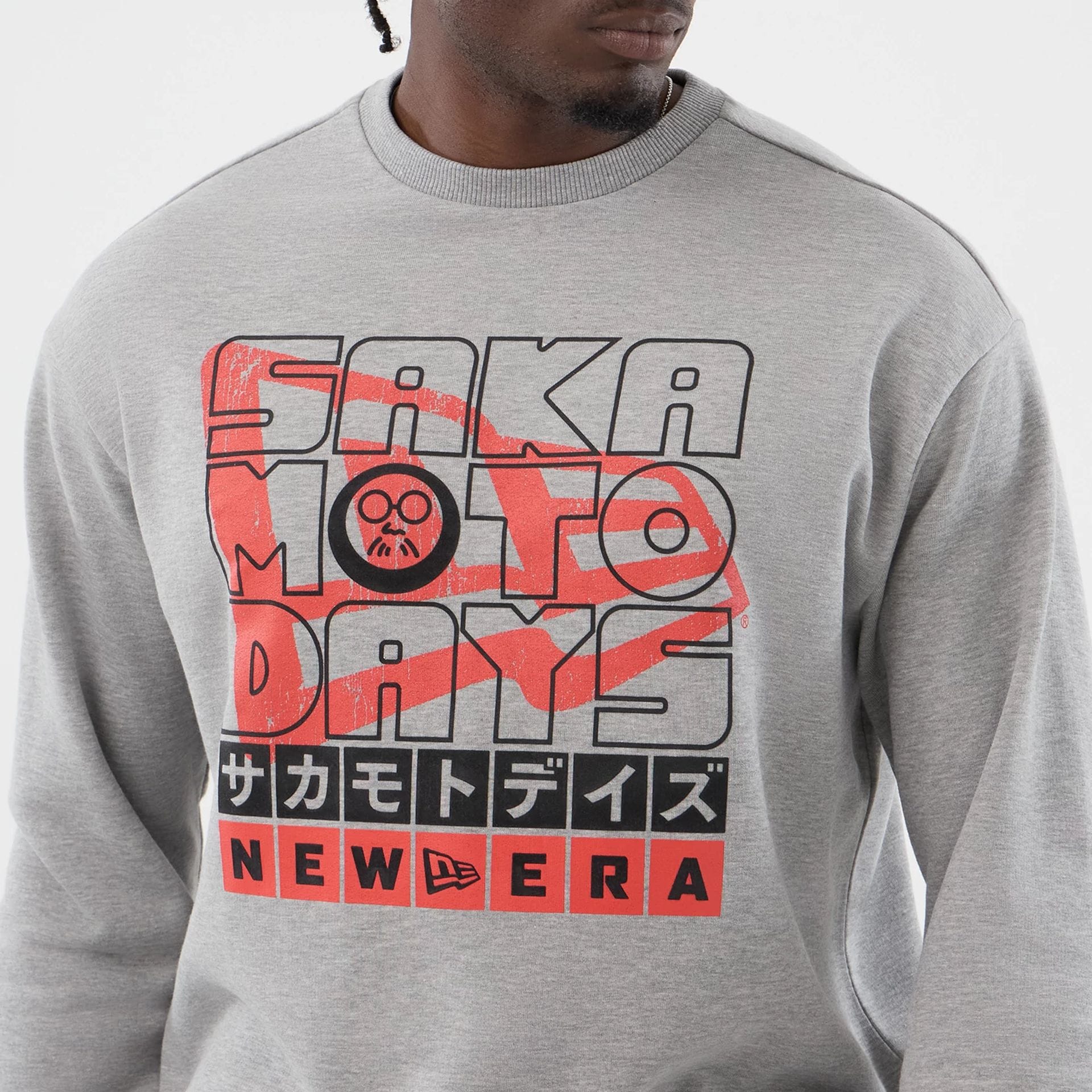 Sakamoto Days Netflix Grey Crew Neck Sweater - Image 3