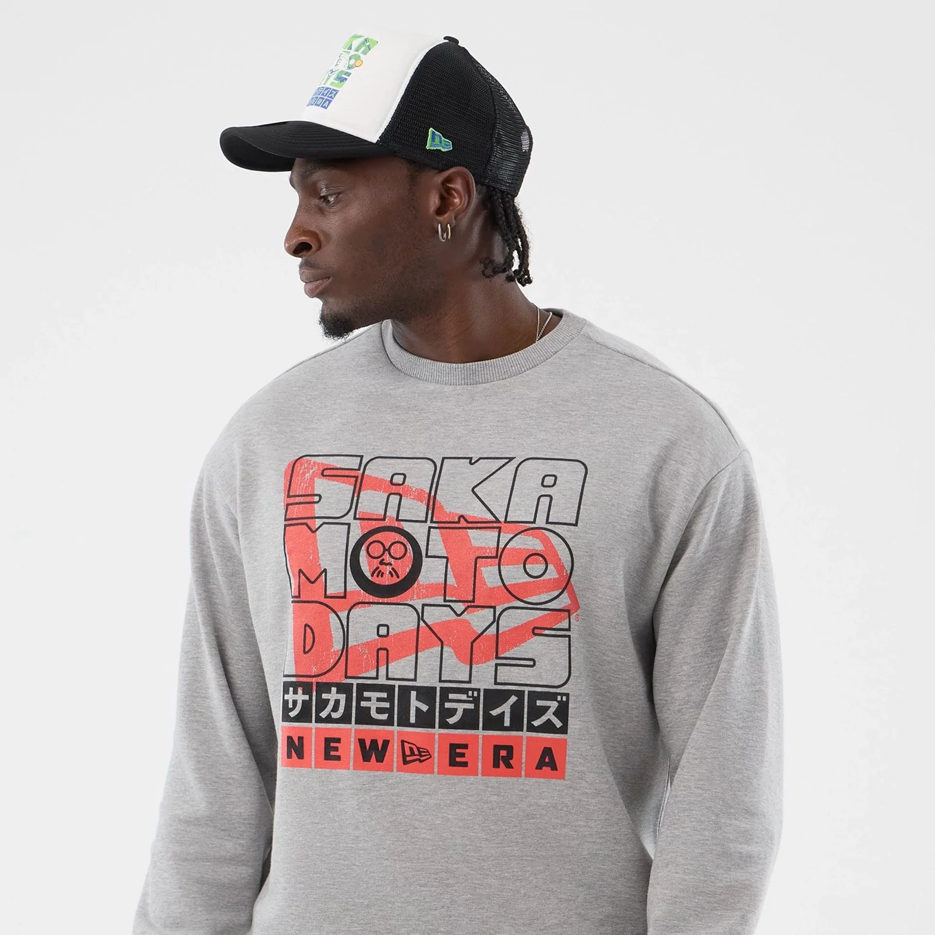 Sakamoto Days Netflix Grey Crew Neck Sweater - Image 5