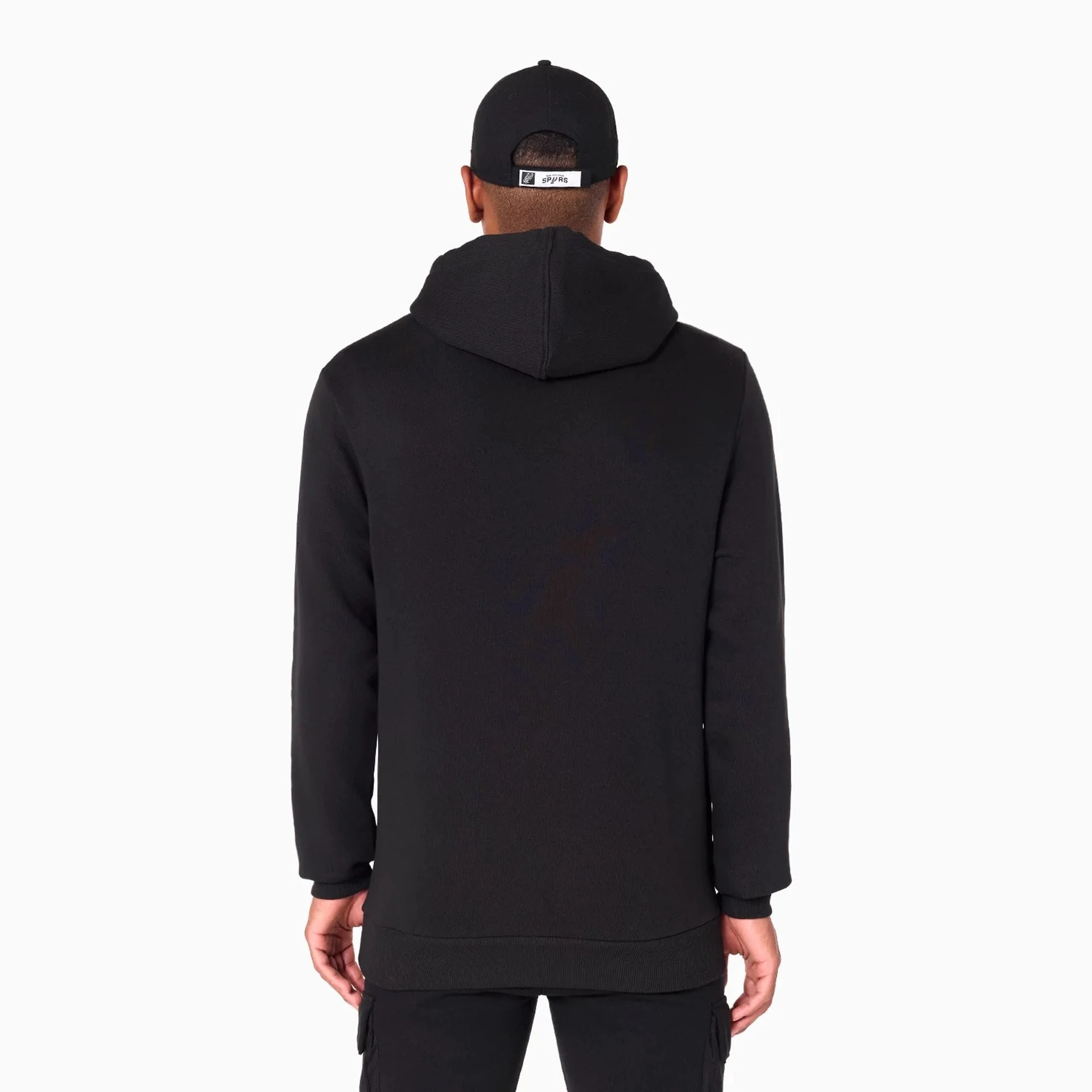 San Antonio Spurs NBA Black Pullover Hoodie - Image 7