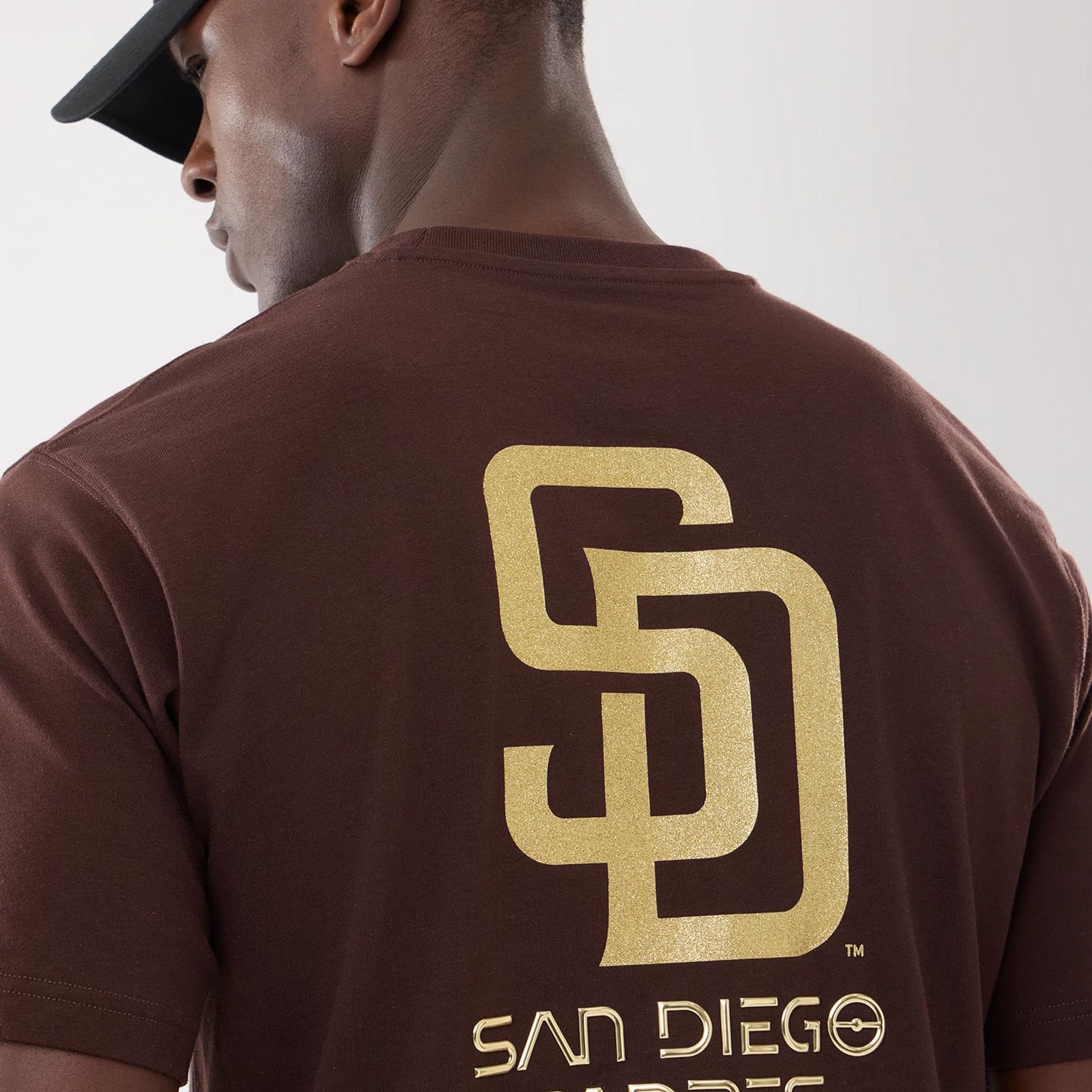 San Diego Padres Hajime Sorayama X MLB Dark Brown T-Shirt - Image 4