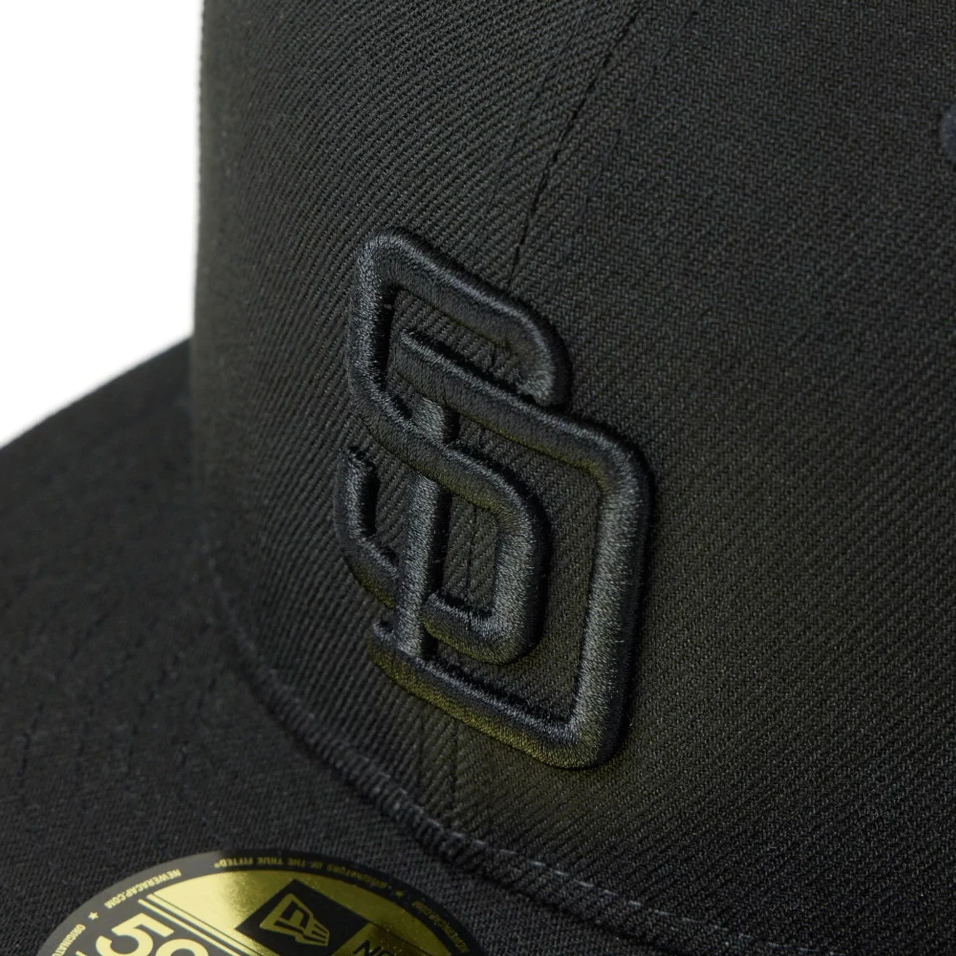 San Diego Padres MLB Black 59FIFTY Fitted Cap - Image 9