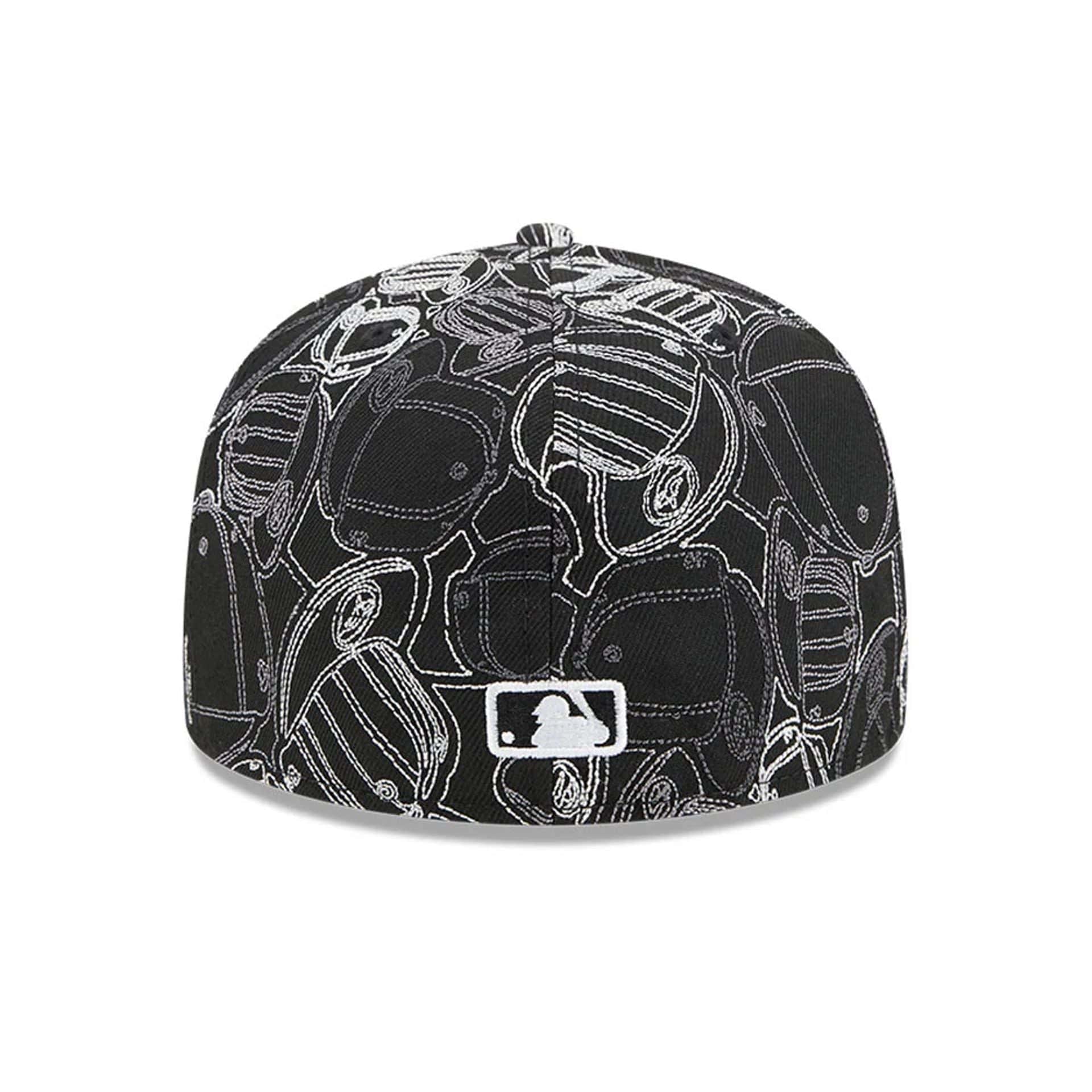 San Diego Padres MLB Cap Scramble Black 59FIFTY Fitted Cap - Image 5