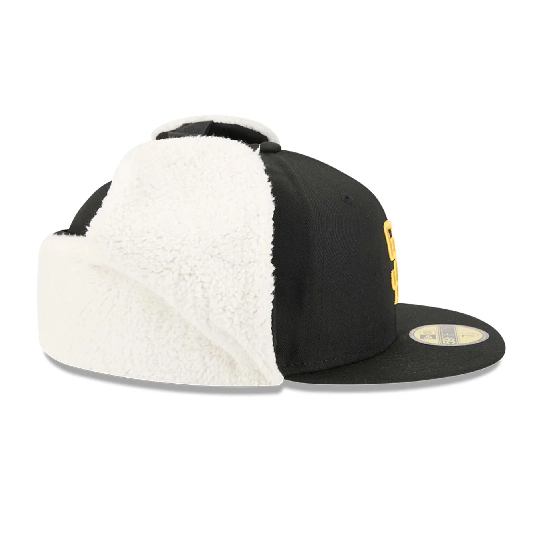 San Diego Padres MLB Classic Black Dogear 59FIFTY Fitted Cap - Image 7
