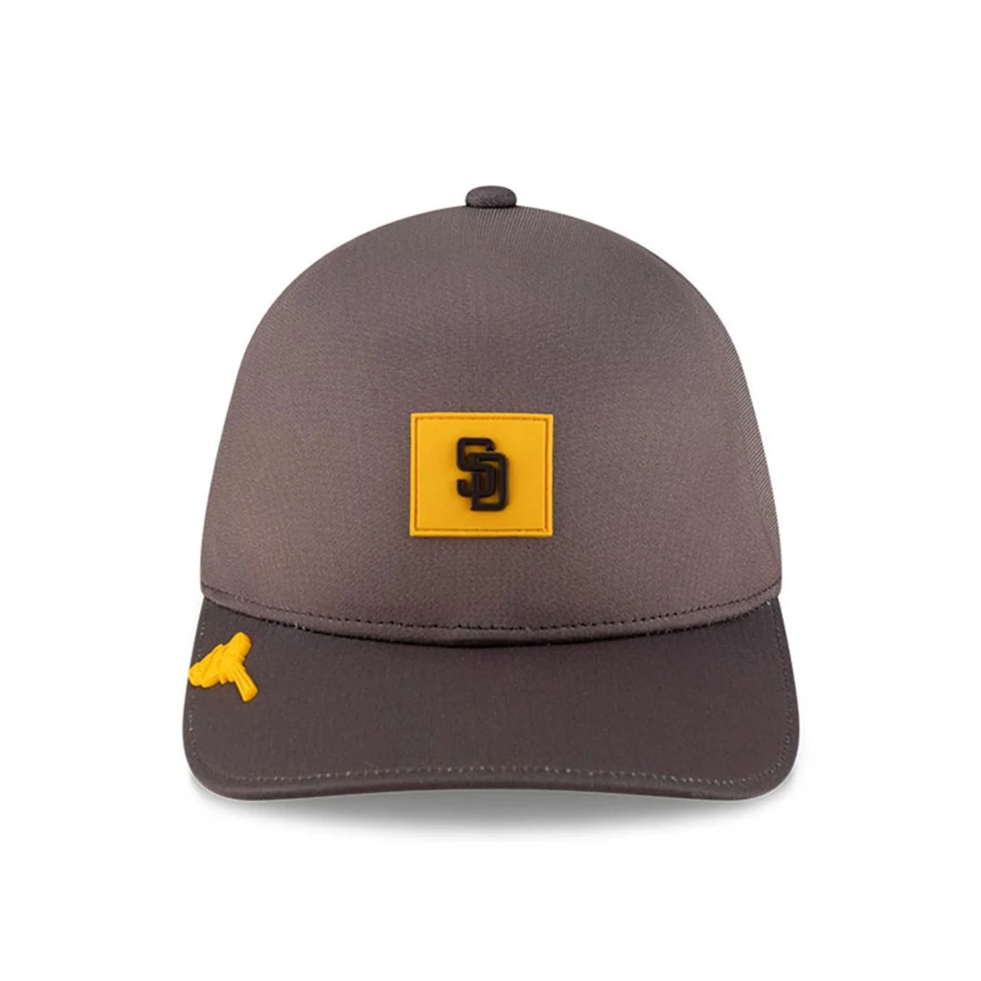 San Diego Padres MLB Clubhouse Dark Brown 39THIRTY Infinity Stretch Fit Cap - Image 2