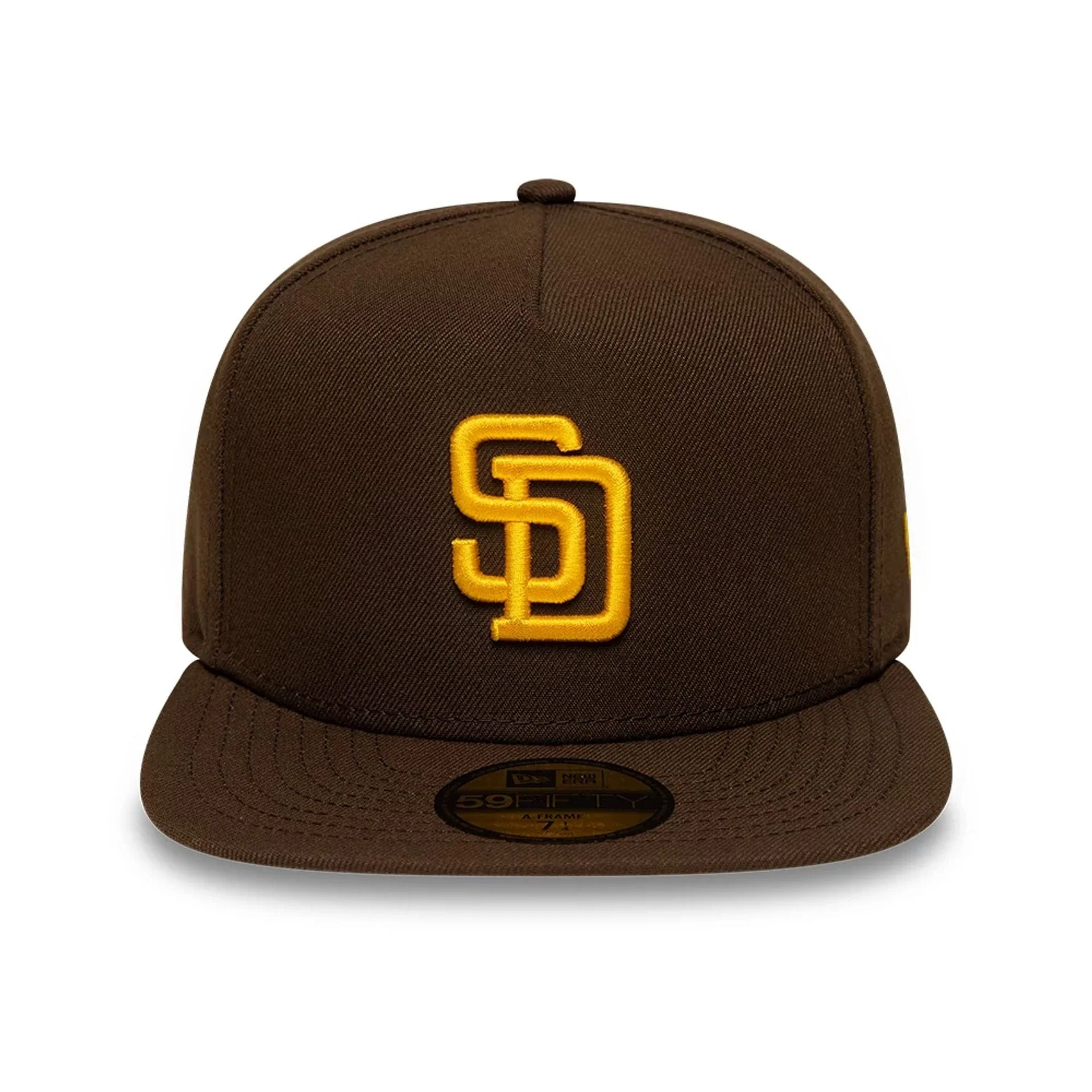 San Diego Padres MLB Dark Brown 59FIFTY A-Frame Fitted Cap - Image 3