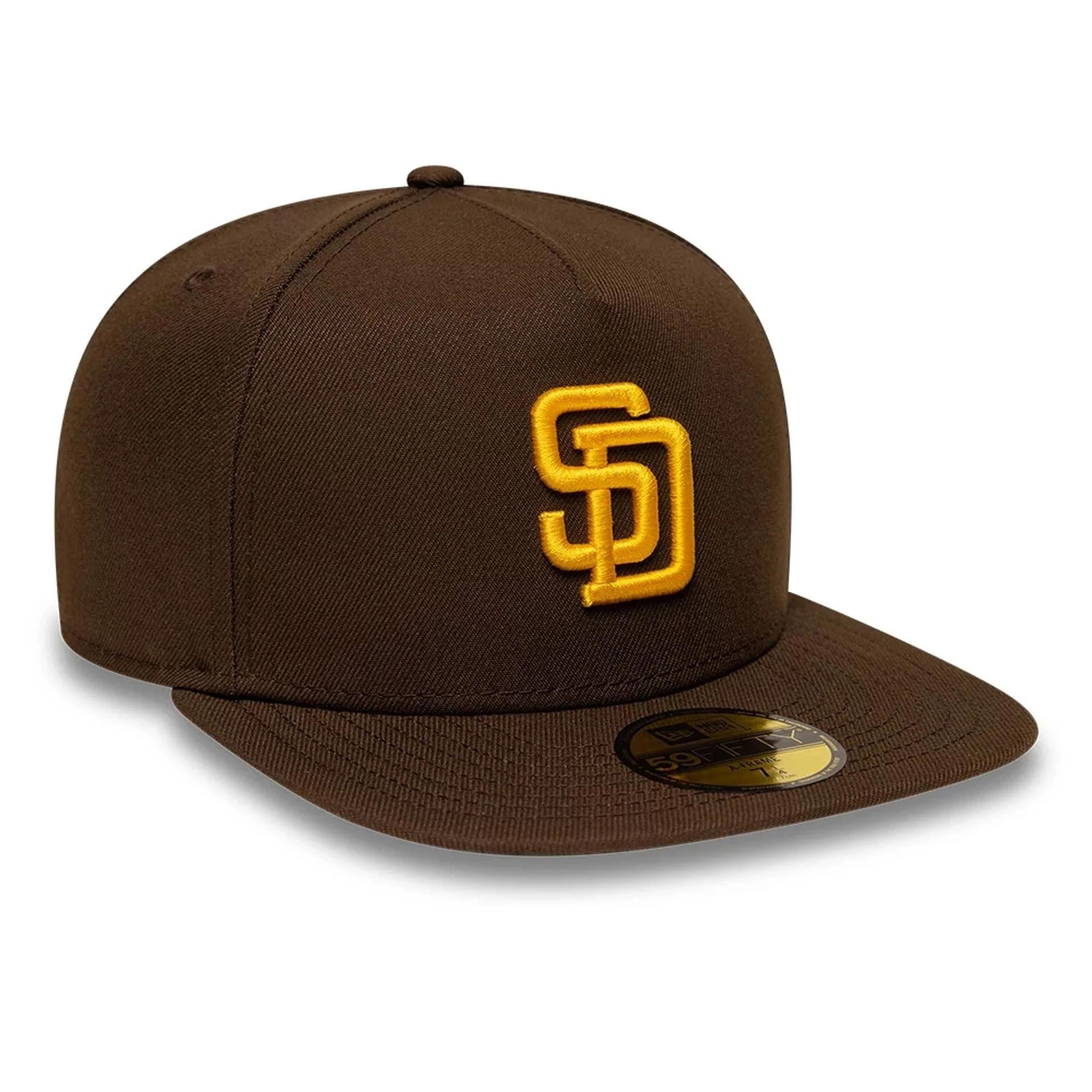 San Diego Padres MLB Dark Brown 59FIFTY A-Frame Fitted Cap - Image 4
