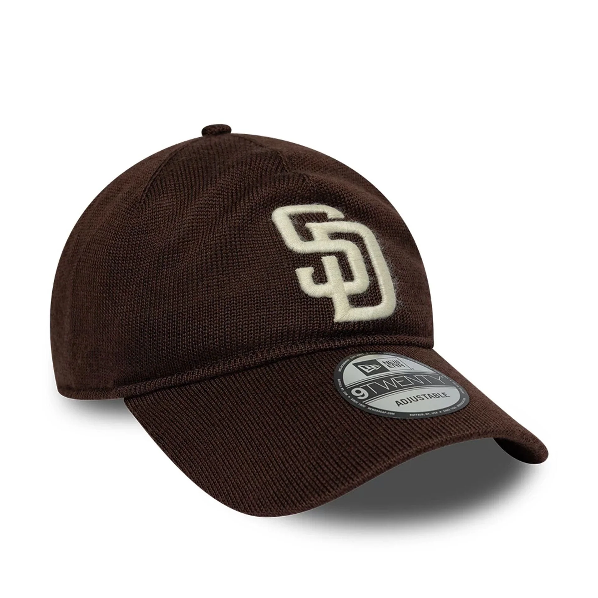 San Diego Padres MLB Merino Wool Dark Brown 9TWENTY Adjustable Cap - Image 3