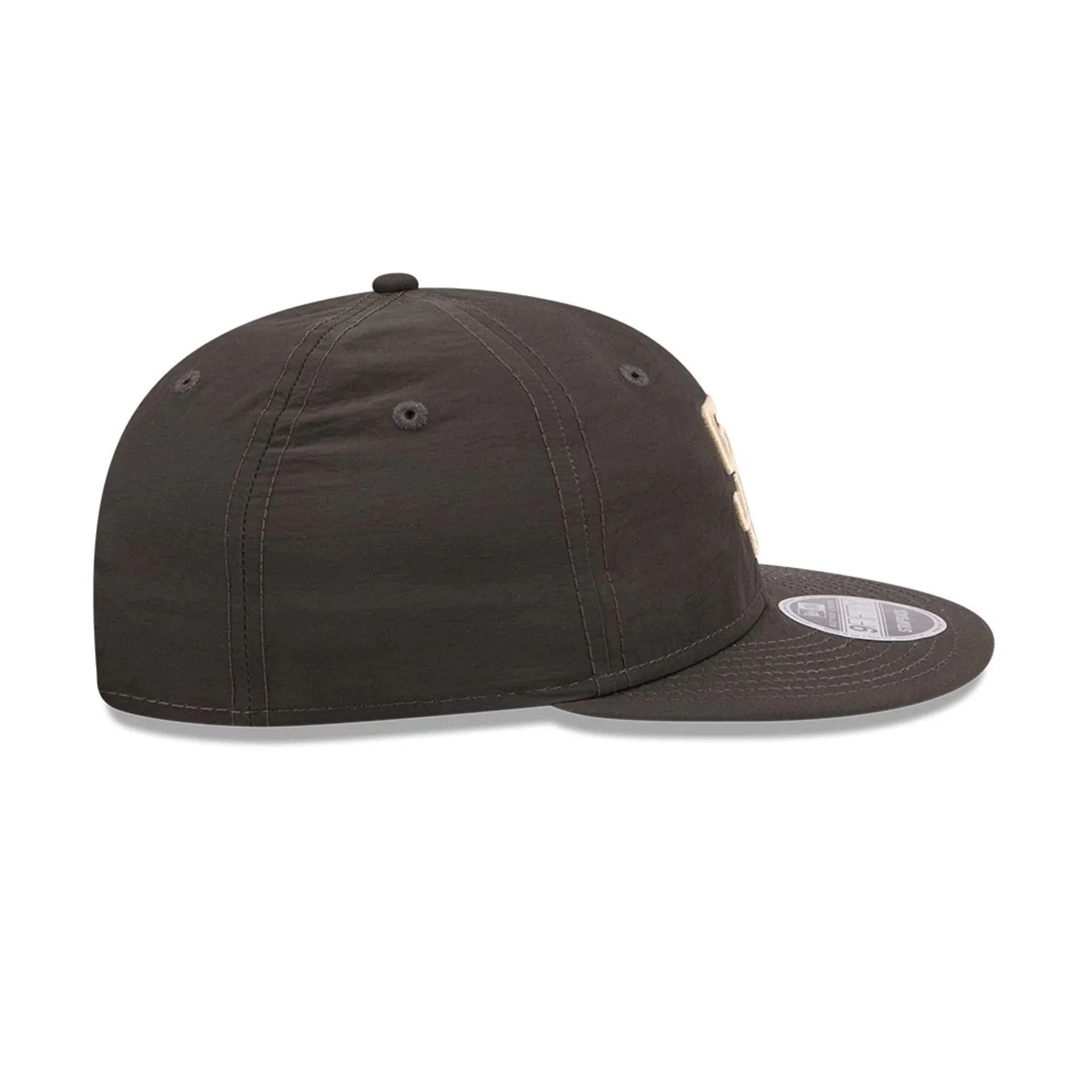 San Diego Padres MLB Nylon Black Retro Crown 9FIFTY Adjustable Cap - Image 6