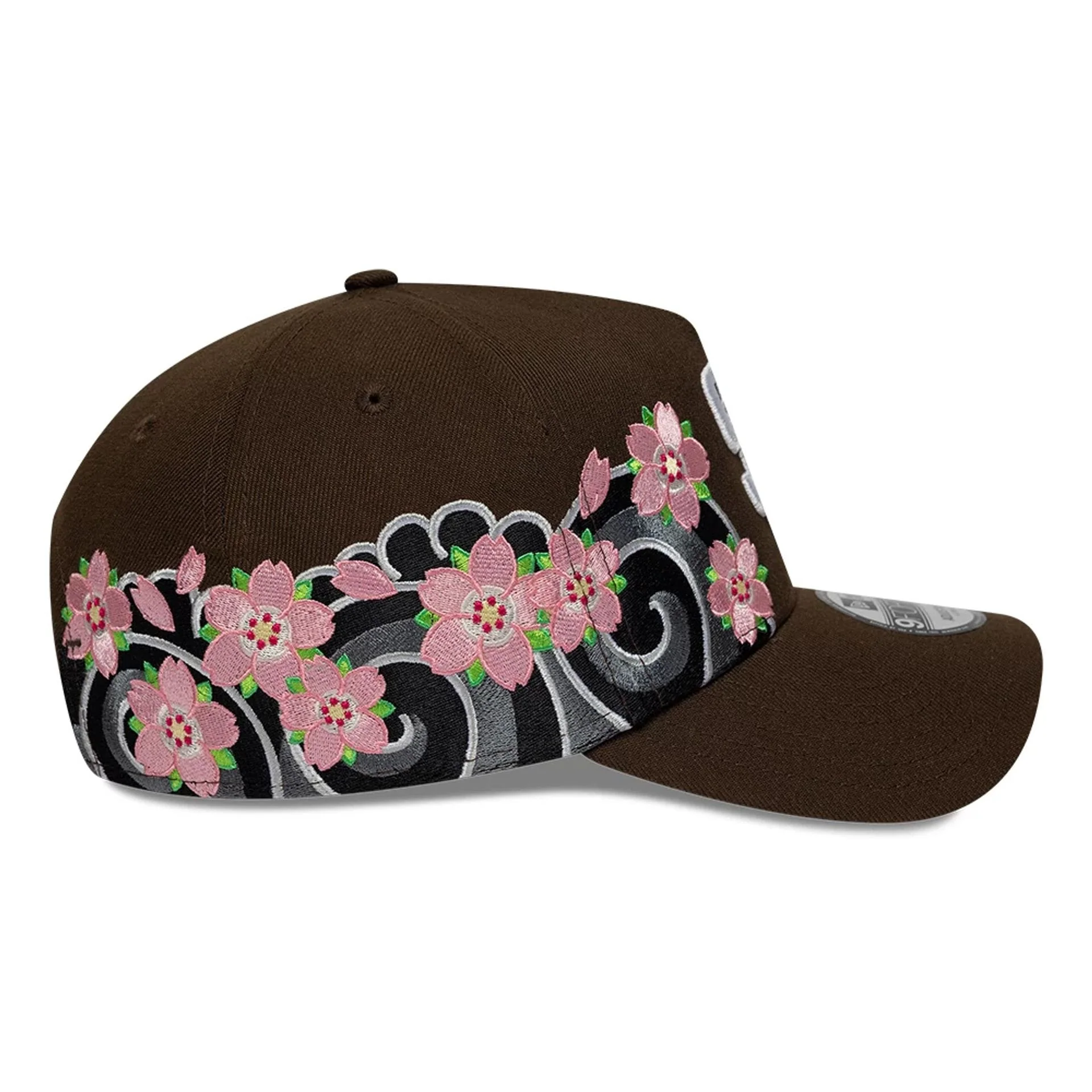 San Diego Padres MLB Sakura Dark Brown 9FORTY A-Frame Adjustable Cap - Image 5