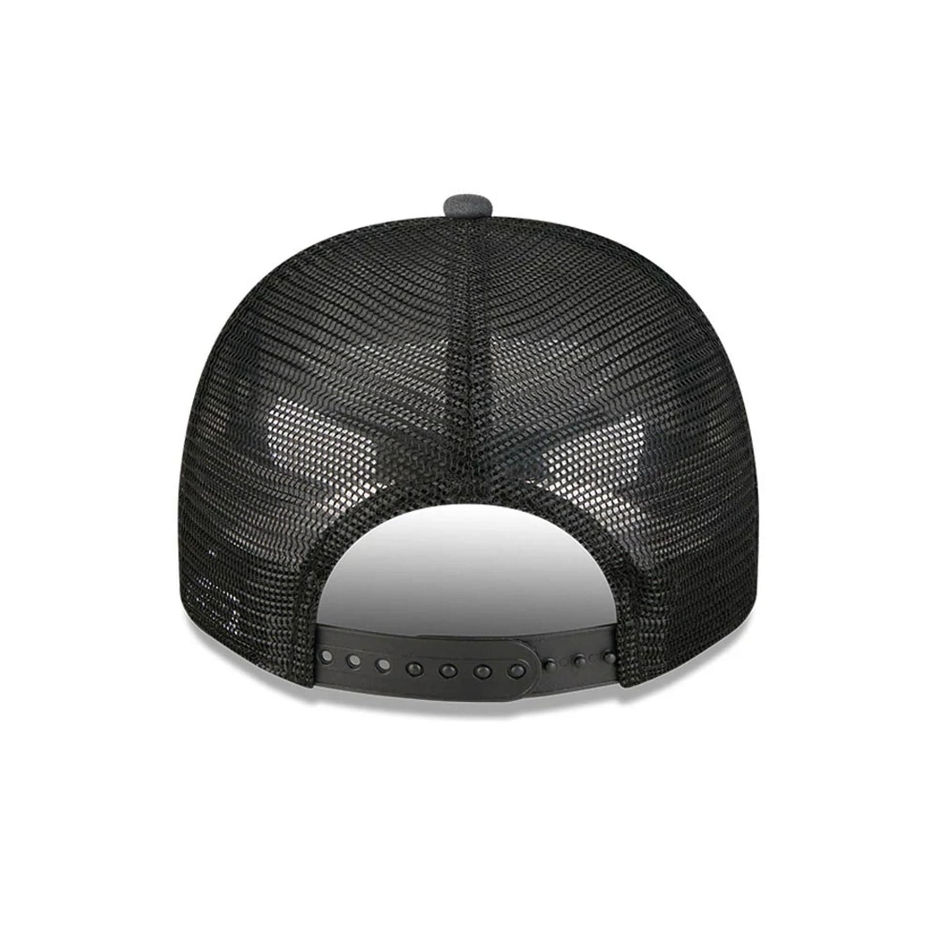 San Diego Padres MLB Washed Black 9FIFTY A-Frame Trucker Adjustable Cap - Image 7