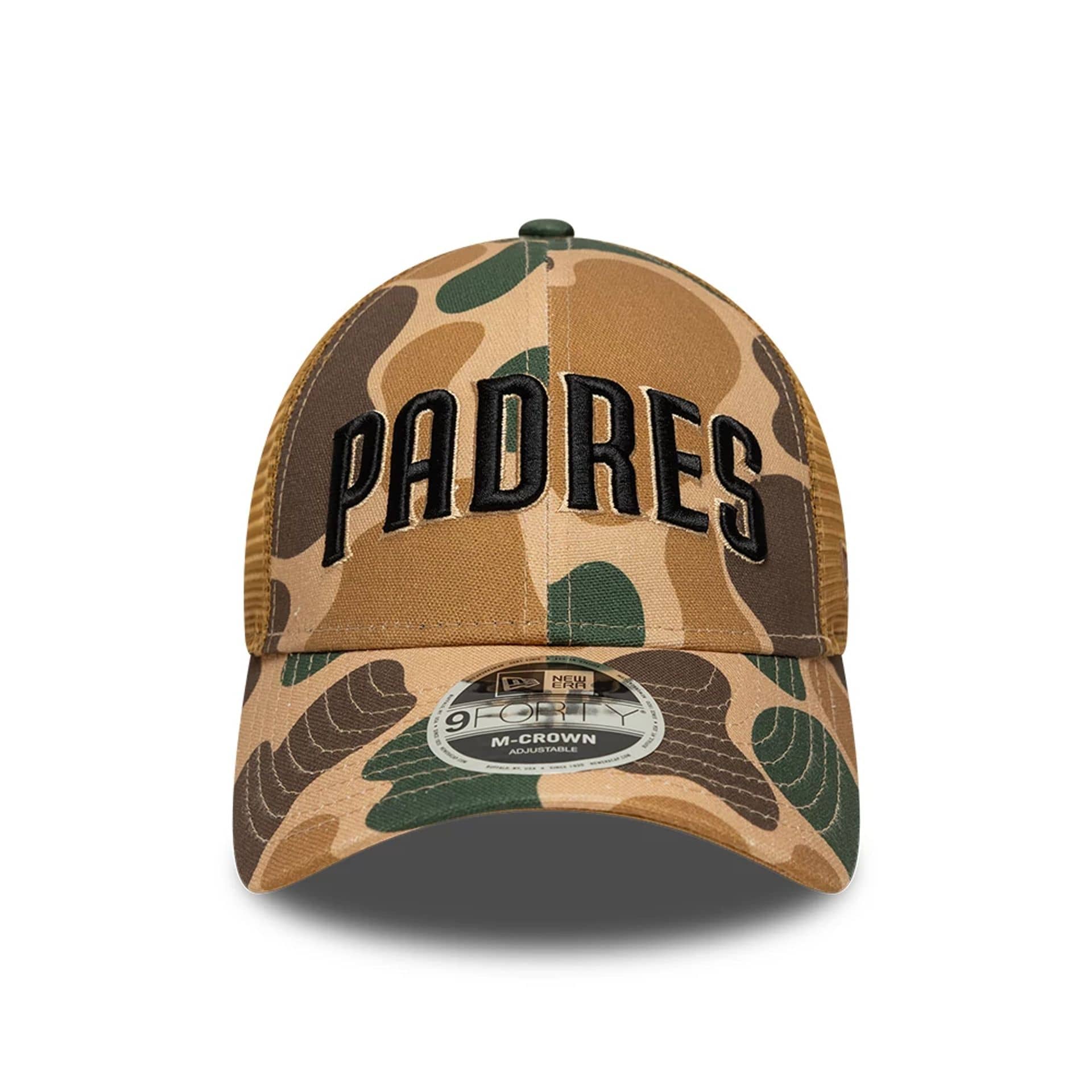 San Diego Padres MLB Wordmark Duck Camo 9FORTY M-Crown Adjustable Cap - Image 2