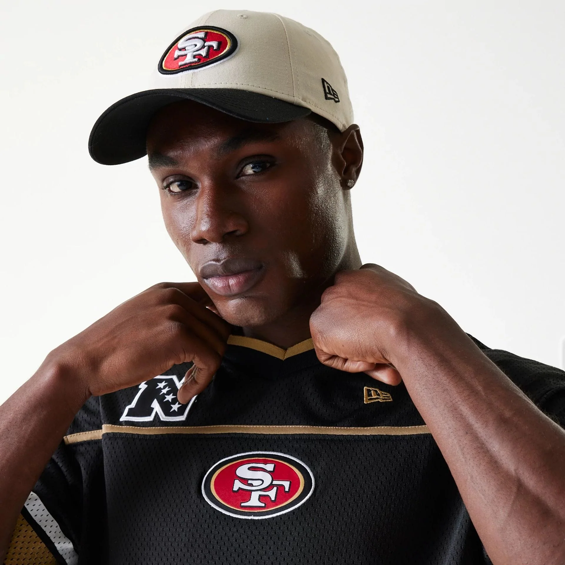 San Francisco 49ers NFL Mesh Black Jersey - Image 6