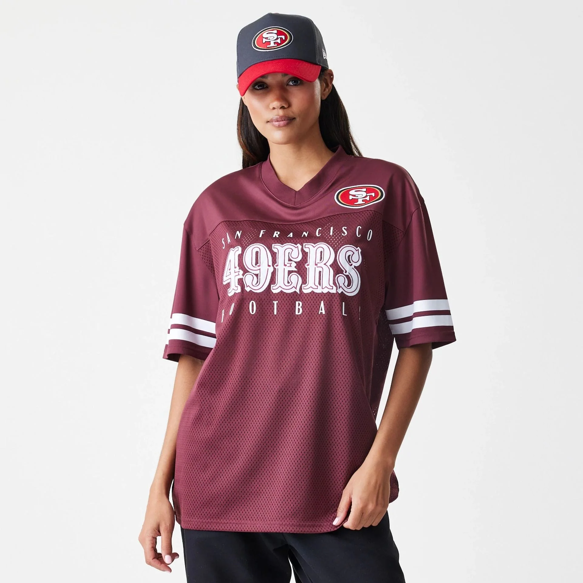 San Francisco 49ers NFL Mesh Dark Red Jersey - Image 4