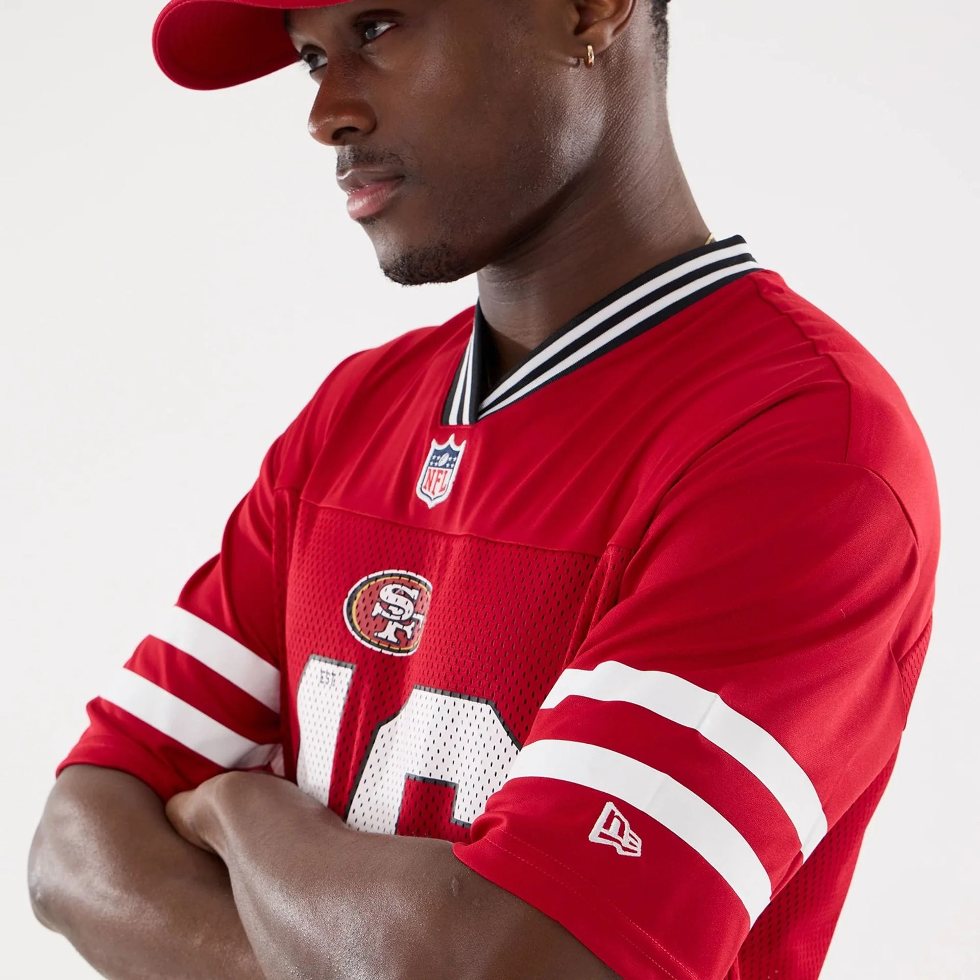 San Francisco 49ers NFL Mesh Red Mesh Jersey - Image 4