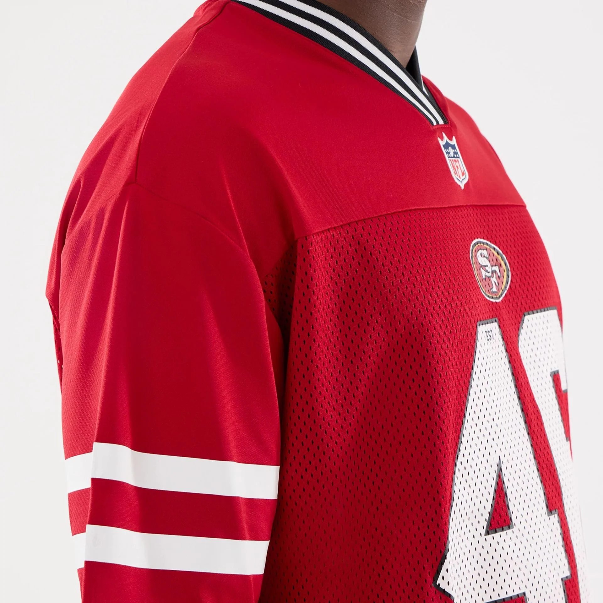 San Francisco 49ers NFL Mesh Red Mesh Jersey - Image 5