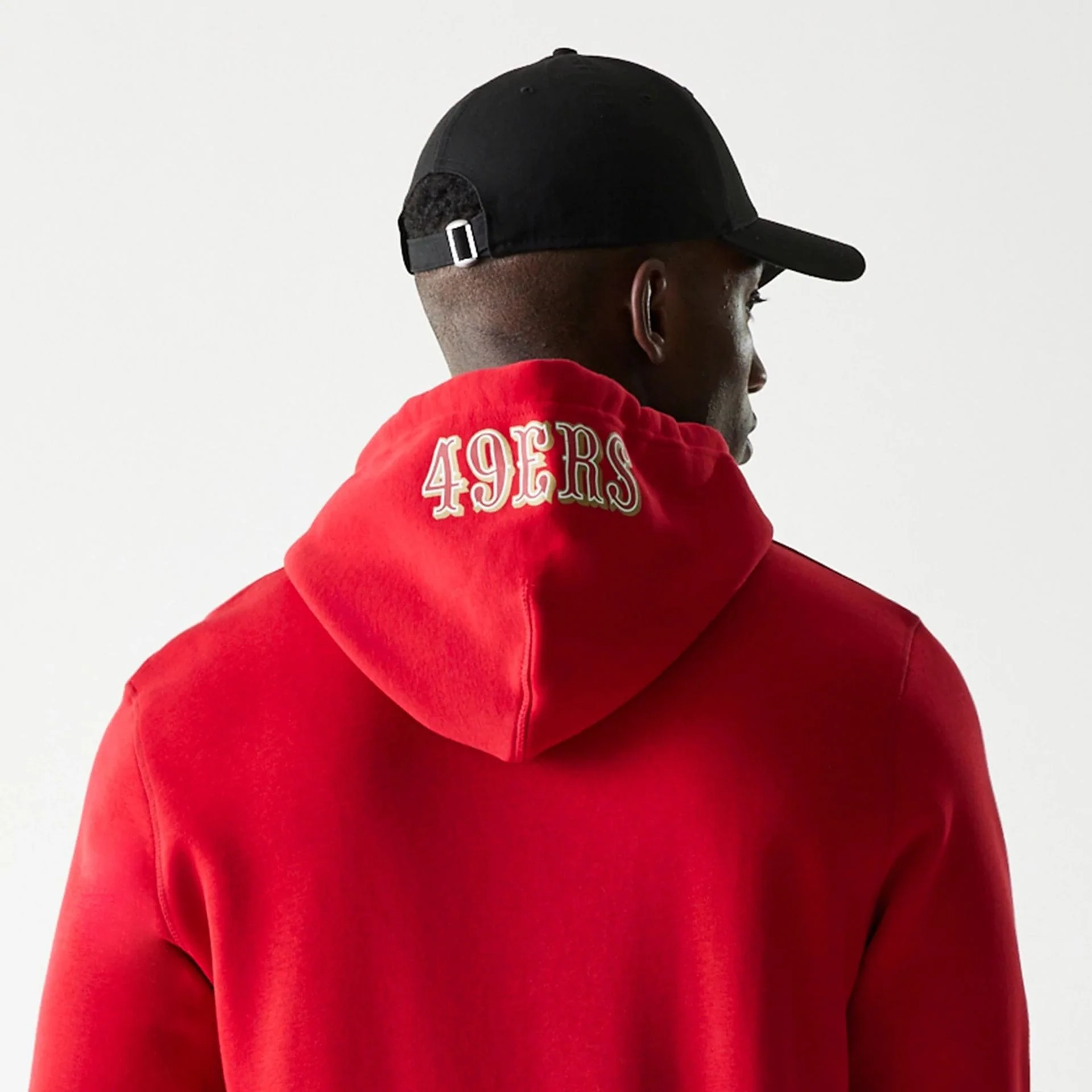 San Francisco 49ers NFL Throwback Red Pullover Hoodie - Image 5