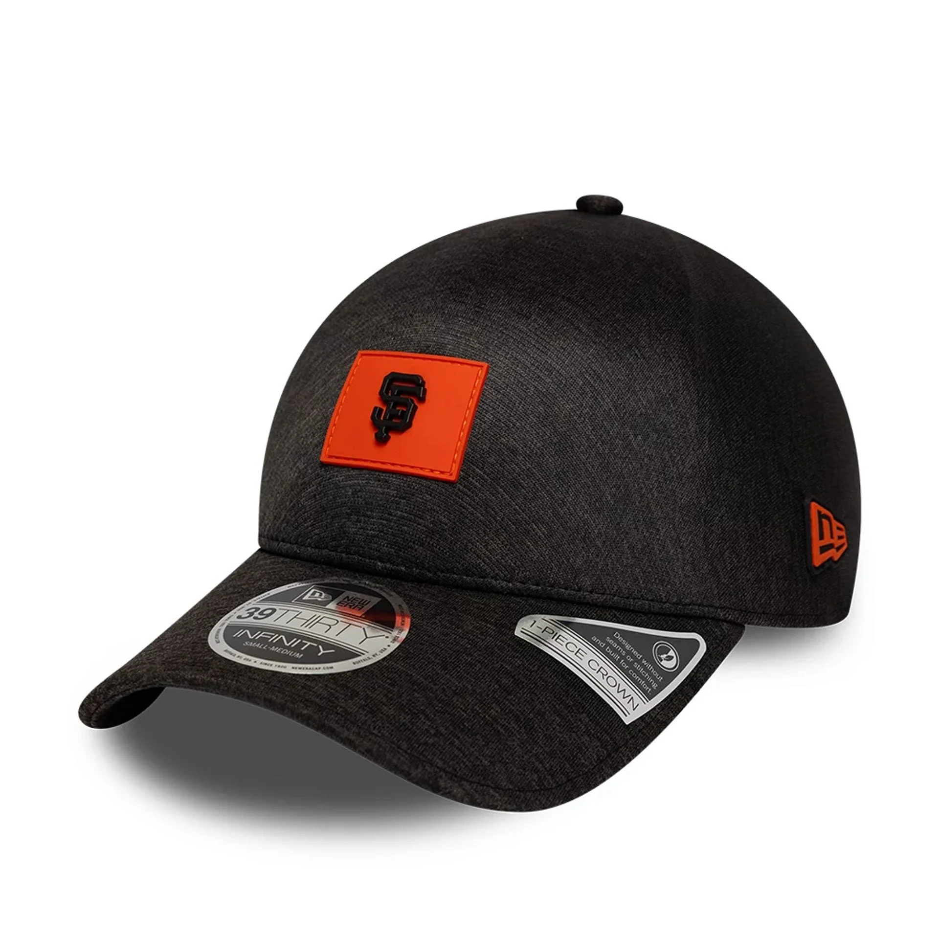 San Francisco Giants MLB Clubhouse Black 39THIRTY Infinity Stretch Fit Cap - Image 3