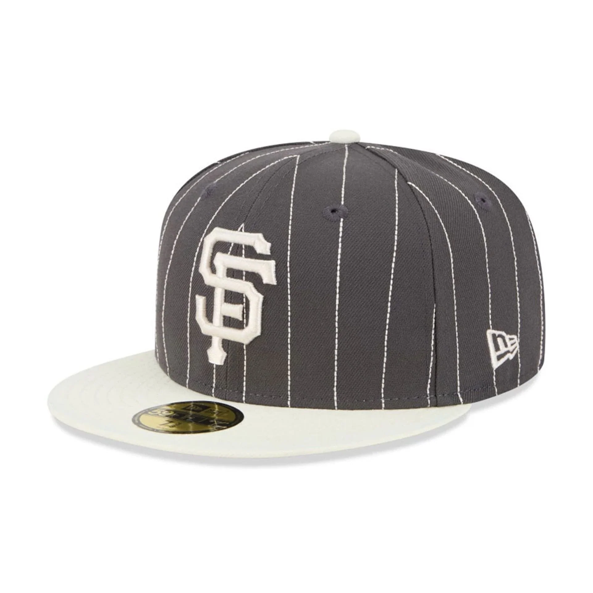 San Francisco Giants MLB Stripes Dark Grey 59FIFTY Fitted Cap - Image 4