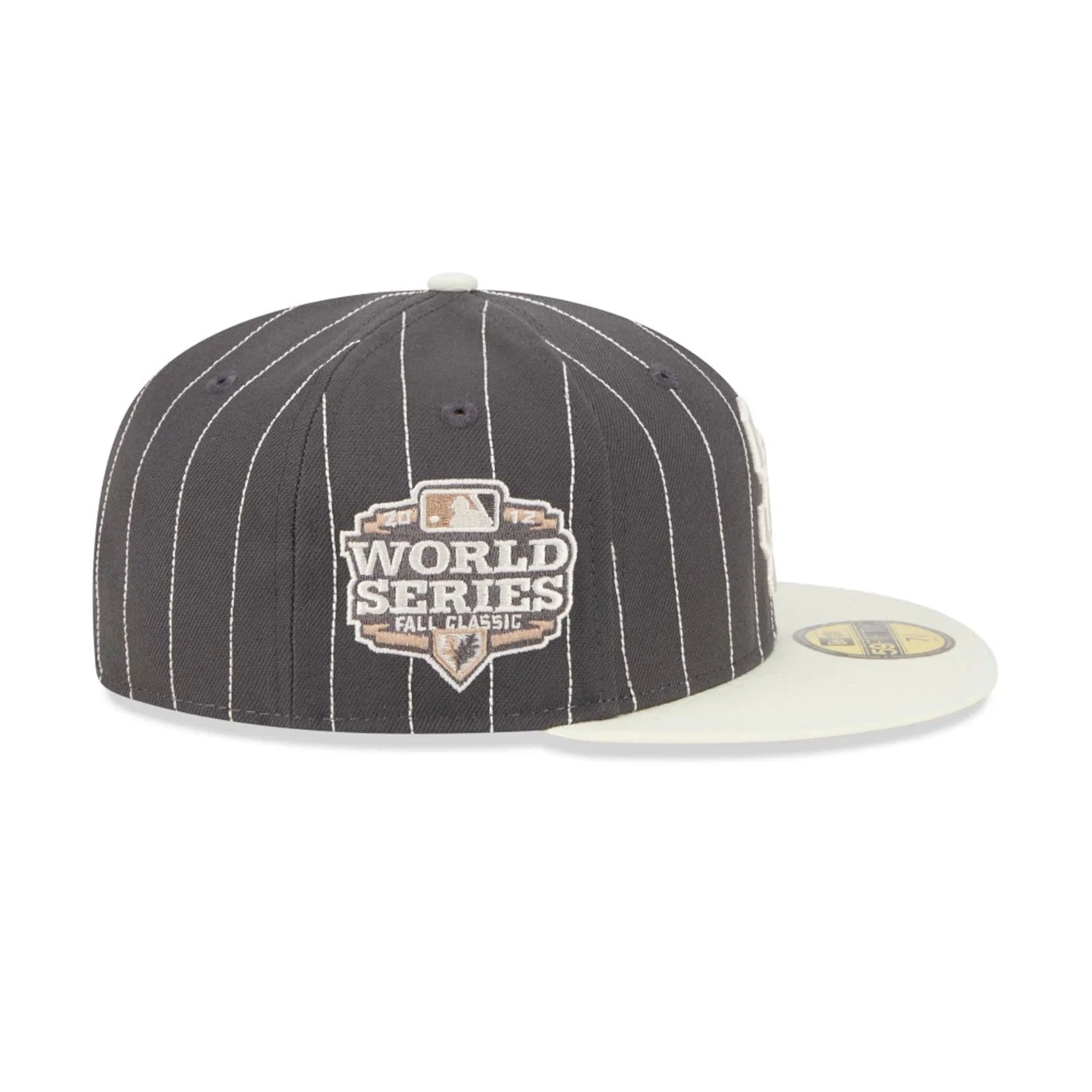 San Francisco Giants MLB Stripes Dark Grey 59FIFTY Fitted Cap - Image 5