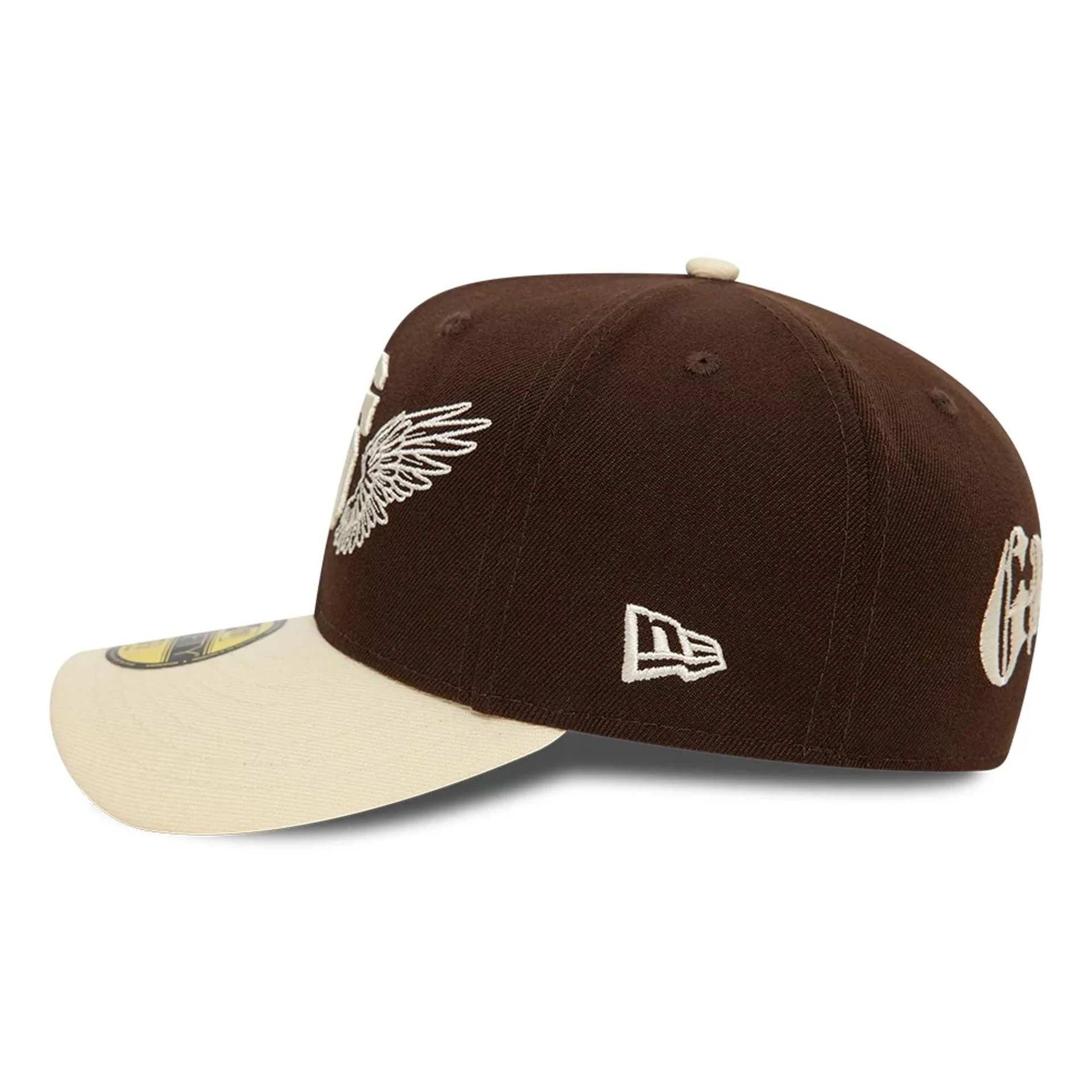 San Francisco Giants MLB Team Wings Dark Brown 59FIFTY Fitted Cap - Image 7