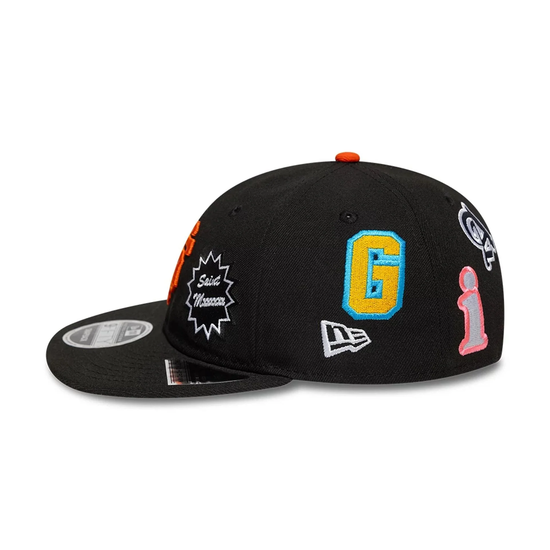 San Francisco Giants MLB X Saint Mxxxxxx Black Retro Crown 9FIFTY Snapback Adjustable Cap - Image 4