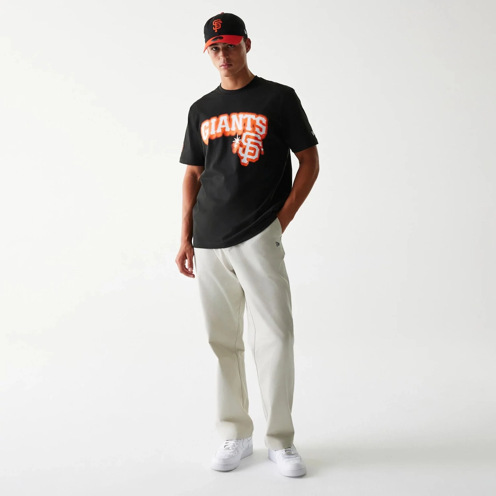 San Francisco Giants OVO x MLB Black T-Shirt - Image 8