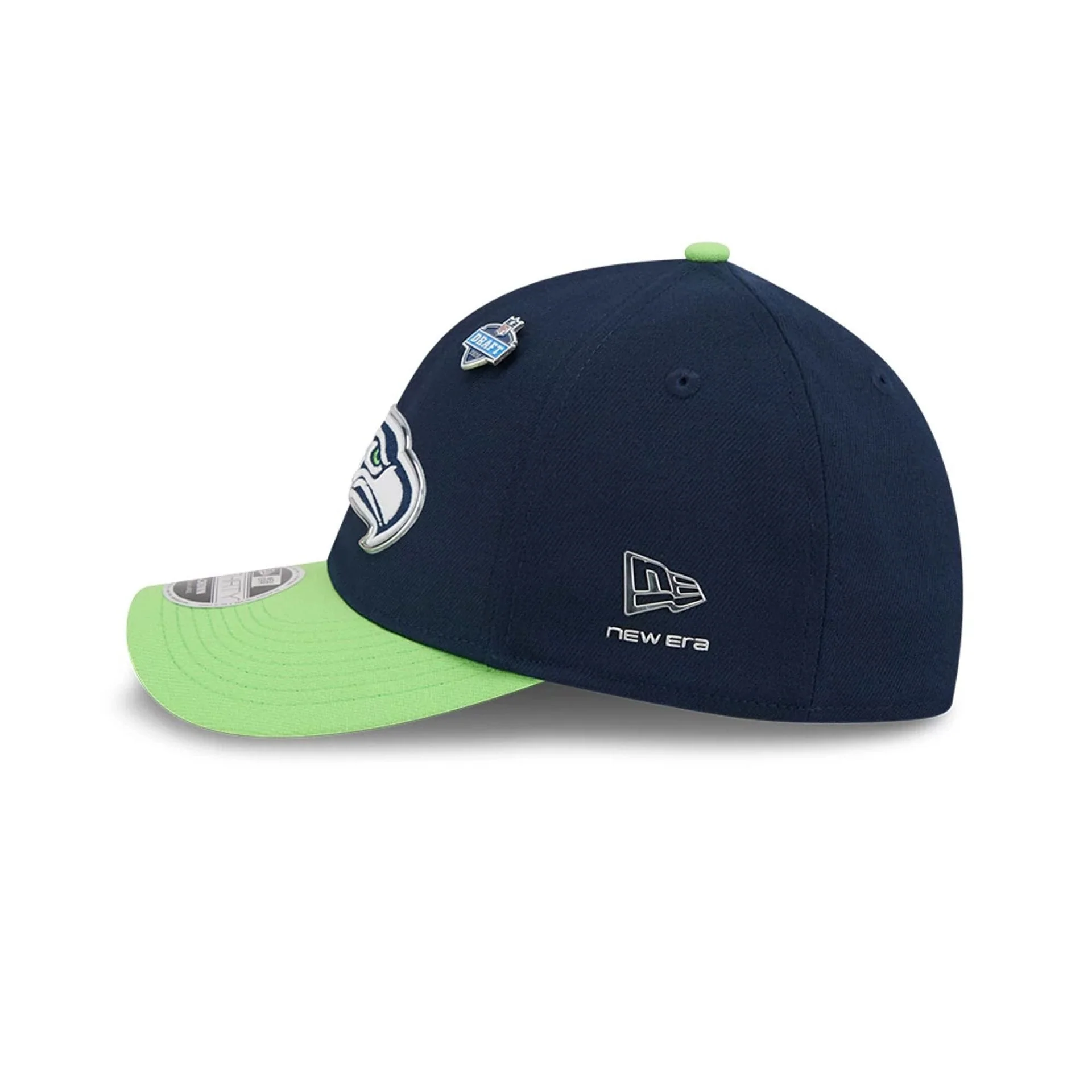 Seahawks NFL Draft 2026 Dark Blue 39THIRTY M-Crown Stretch Fit Cap - Image 6