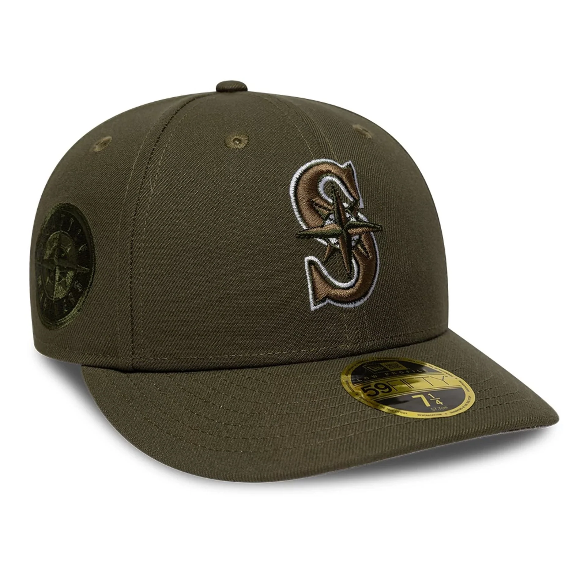 Seattle Mariners MLB College Varsity Dark Green Low Profile 59FIFTY Fitted Cap - Image 4