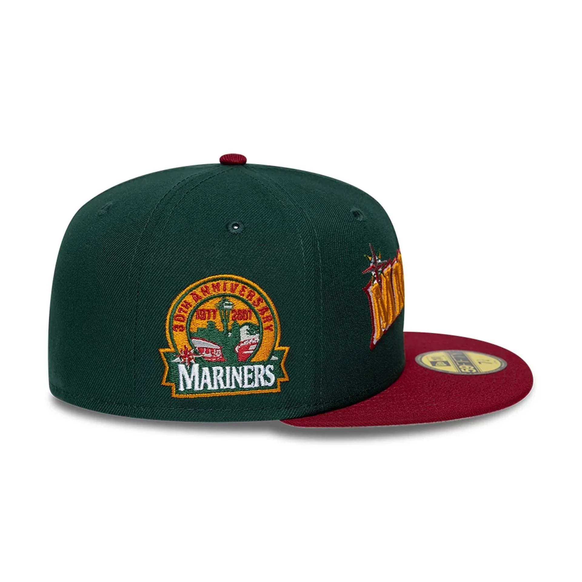 Seattle Mariners MLB Cooperstown Dark Green 59FIFTY Fitted Cap - Image 6