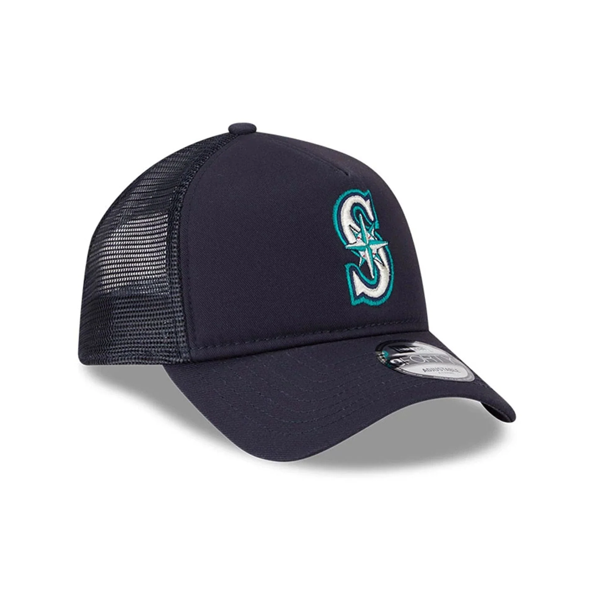 Seattle Mariners MLB Evergreen Navy 9FORTY A-Frame Adjustable Cap - Image 3