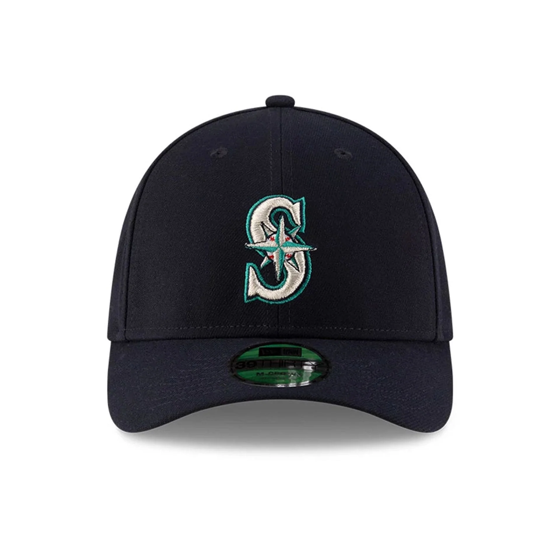 Seattle Mariners MLB Player Replica Navy 39THIRTY M-Crown Stretch Fit Cap - Image 2