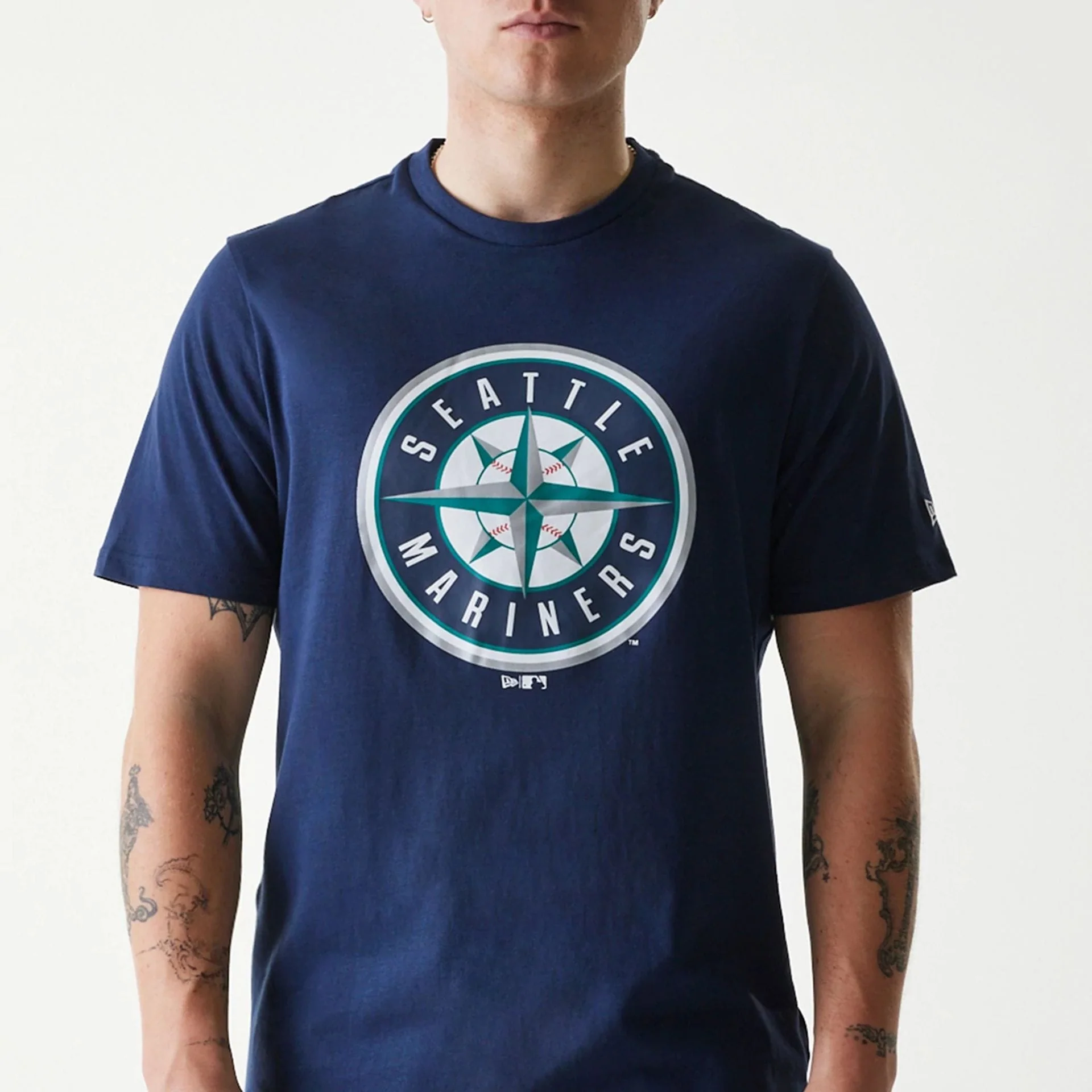 Seattle Mariners MLB Regular Dark Blue T-Shirt - Image 3