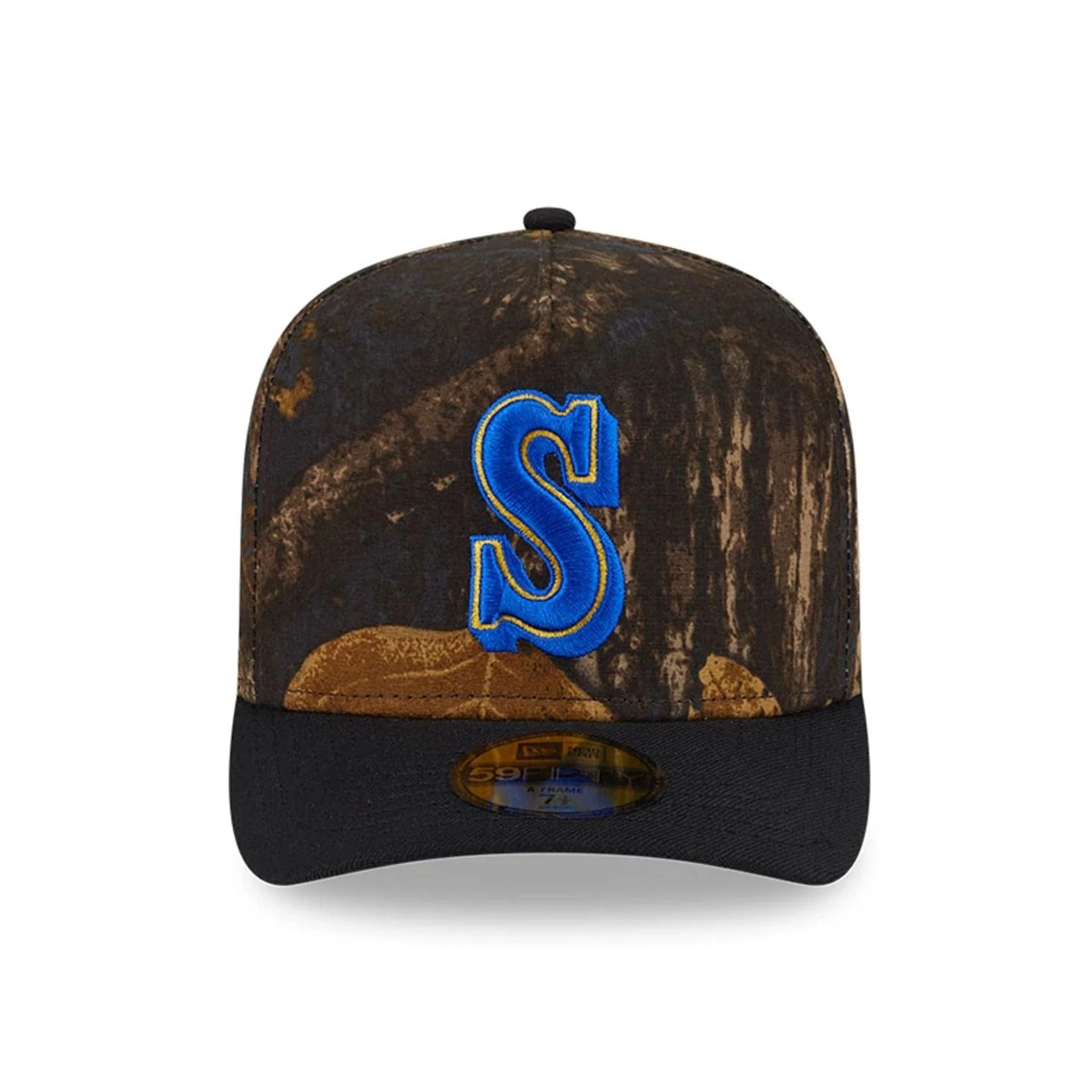 Seattle Mariners MLB Ripstop Camo Assorted Print 59FIFTY A-Frame Fitted Cap - Image 3