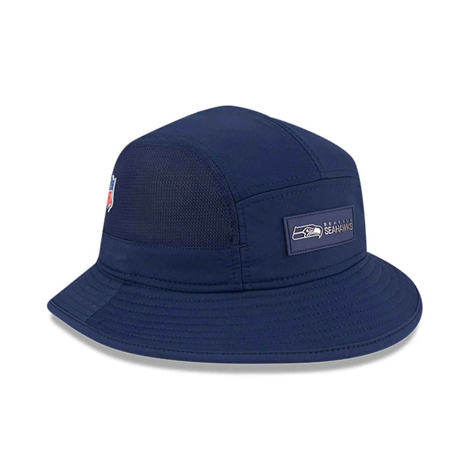 Seattle Seahawks NFL Sideline 2025 Dark Blue Stretch Bucket Hat - Image 4