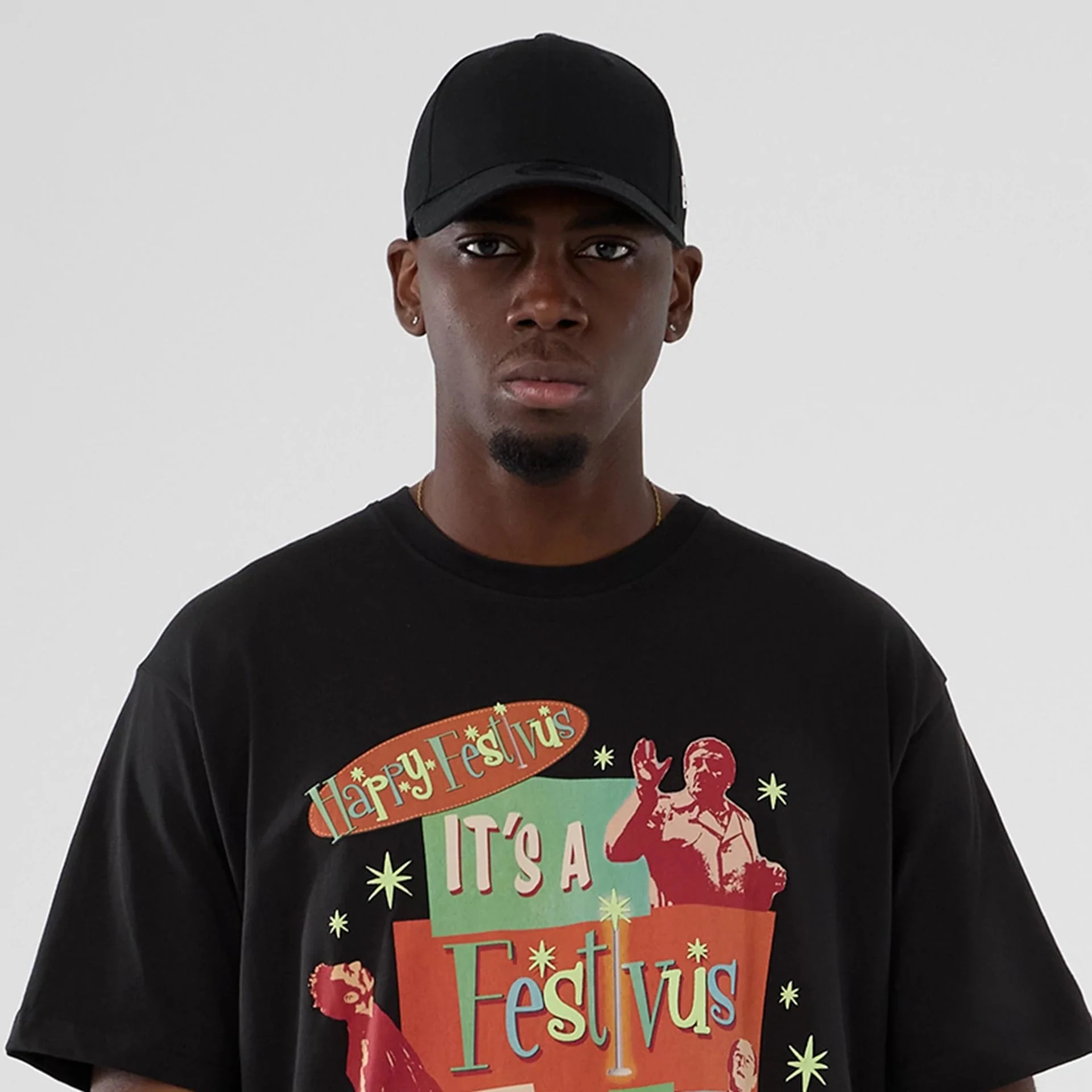 Seinfeld Lifestyle Graphic Black T-Shirt - Image 5