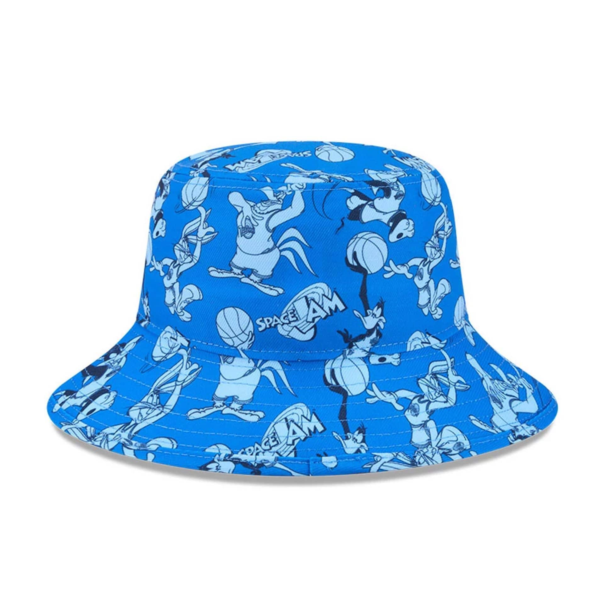 Space Jam All Over Print Blue Bucket Hat - Image 5