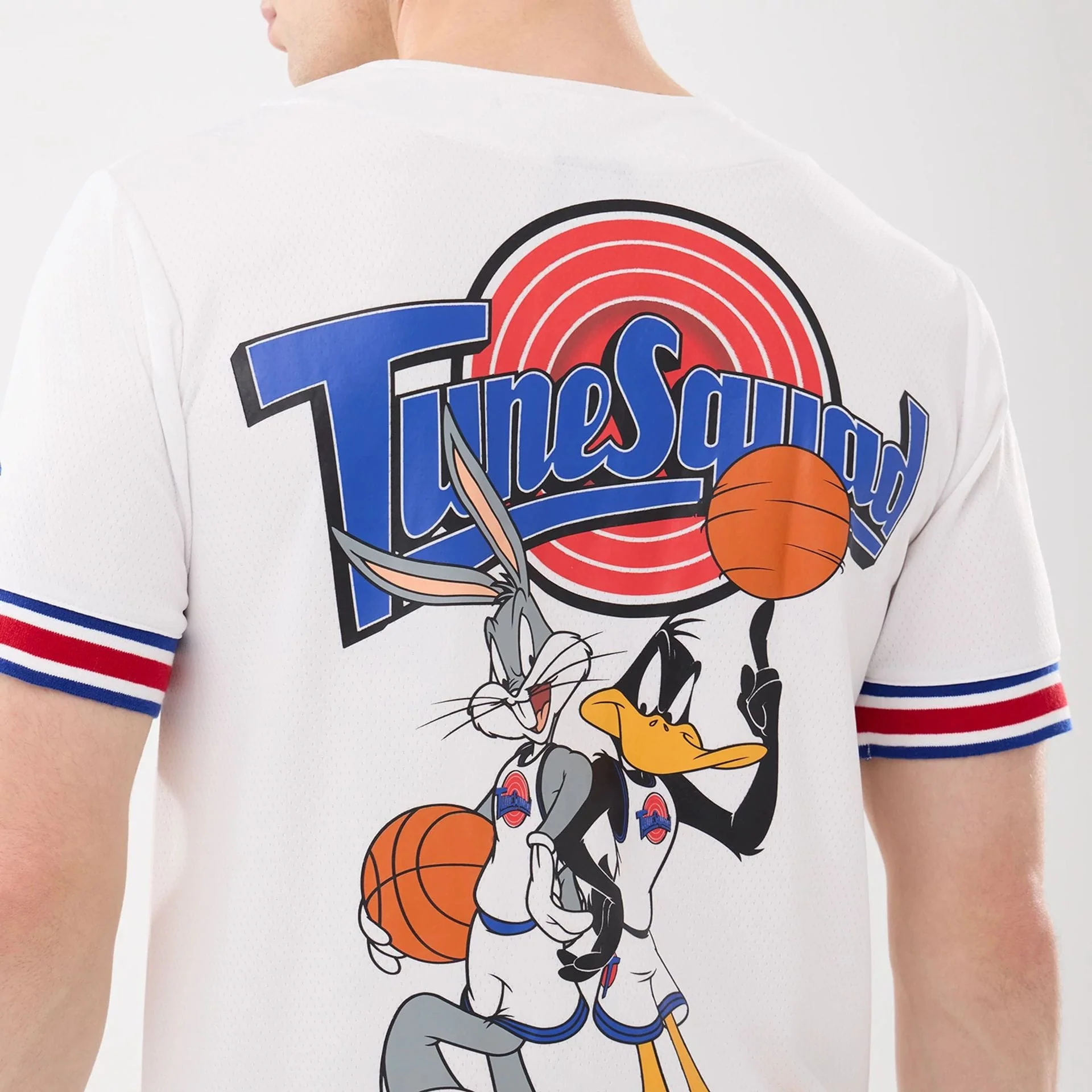 Space Jam Warner Brothers Space Jam White Mesh Jersey - Image 7